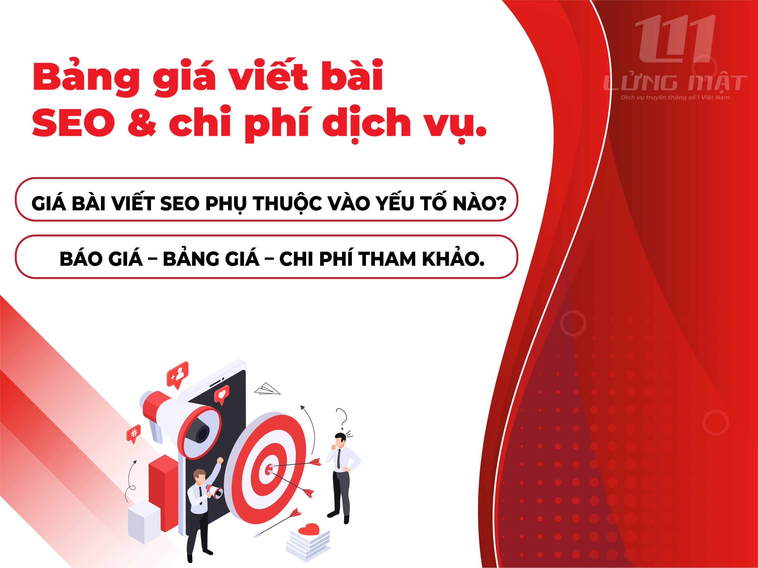Bảng giá viết bài SEO & chi phí dịch vụ Bảng giá viết bài SEO & chi phí dịch vụ