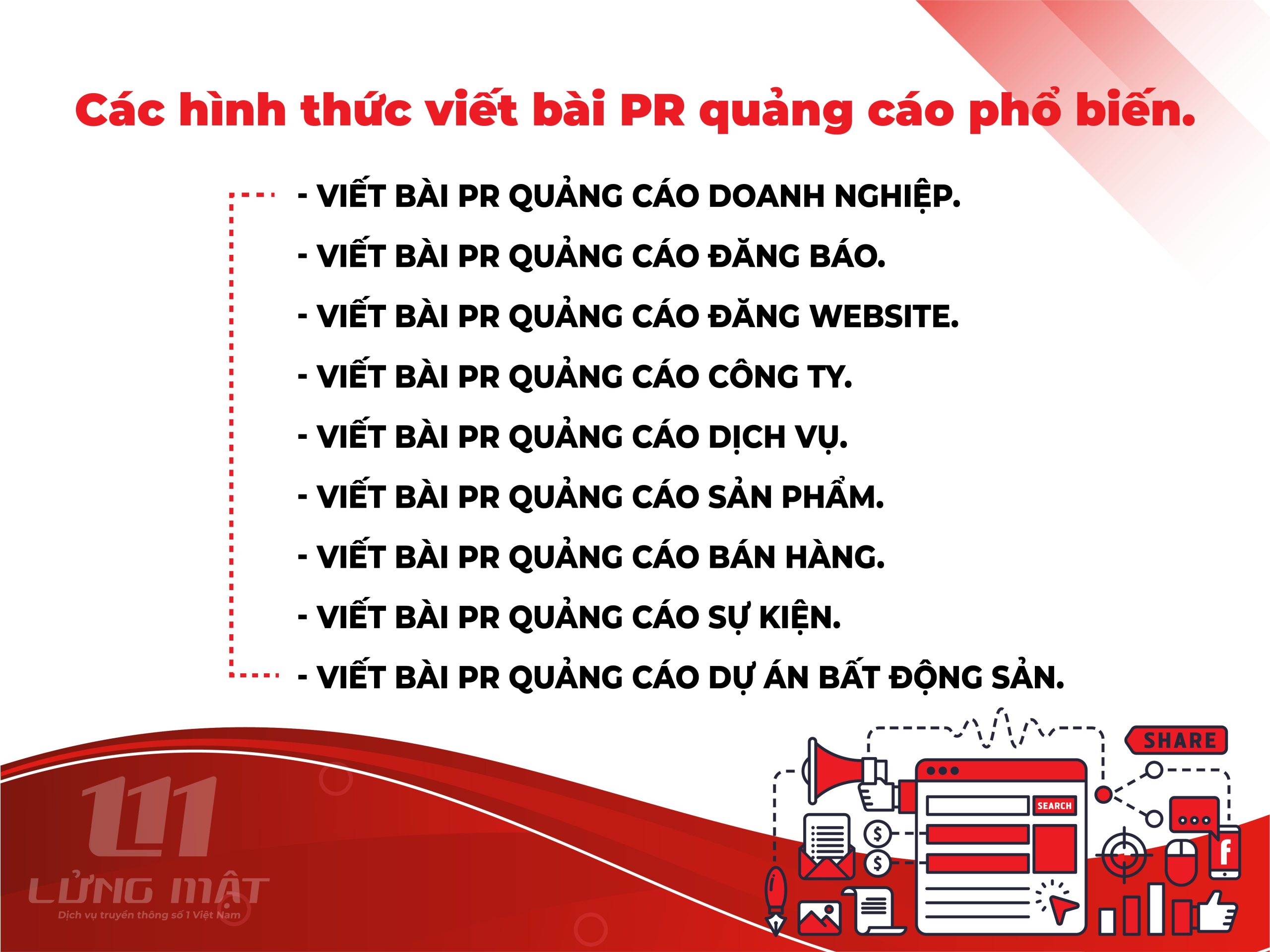Các hình thức viết bài PR quảng cáo phổ biến Các hình thức viết bài PR quảng cáo phổ biến