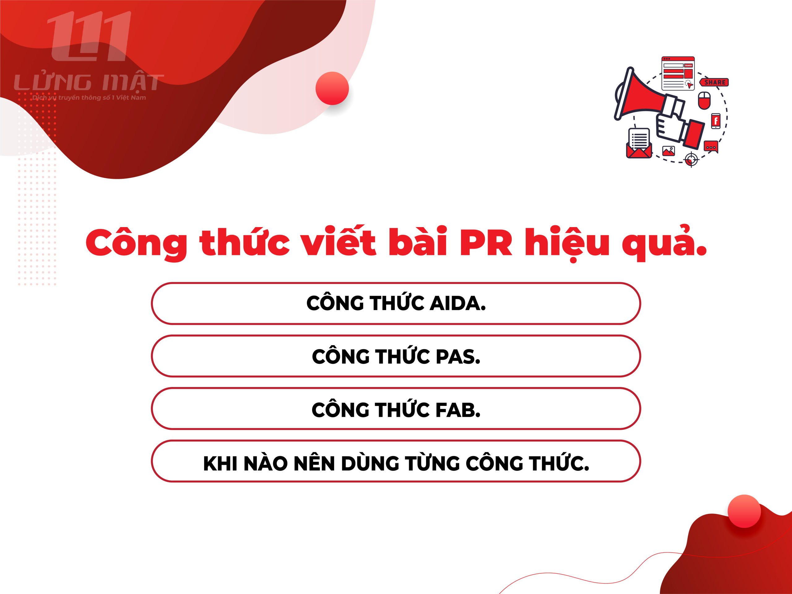 Công thức viết bài PR hiệu quả Công thức viết bài PR hiệu quả
