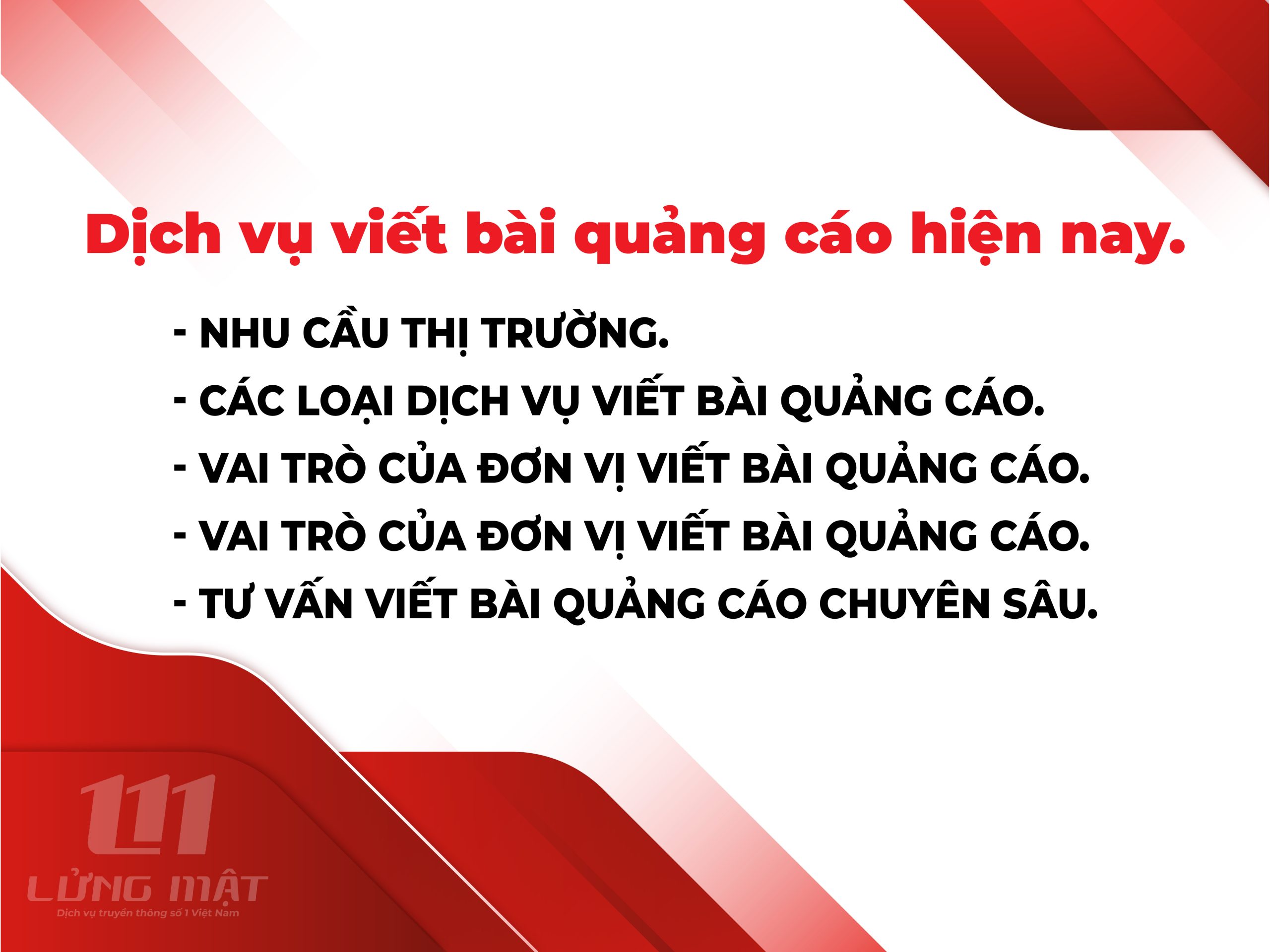 Dịch vụ viết bài quảng cáo hiện nay Dịch vụ viết bài quảng cáo hiện nay