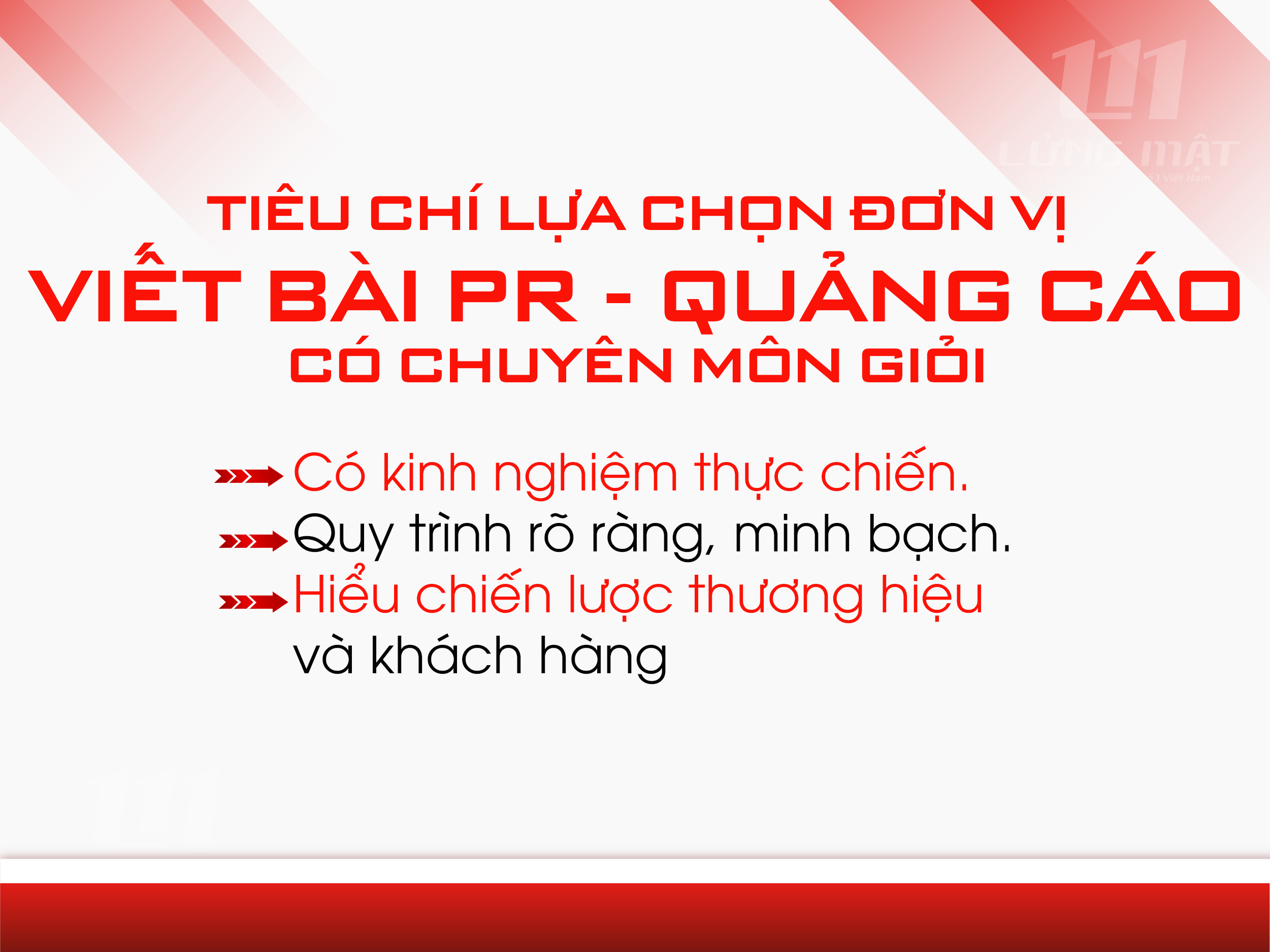 Tiêu chí lựa chọn đơn vị viết bài PR quảng cáo có chuyên môn giỏi Tiêu chí lựa chọn đơn vị viết bài PR quảng cáo có chuyên môn giỏi