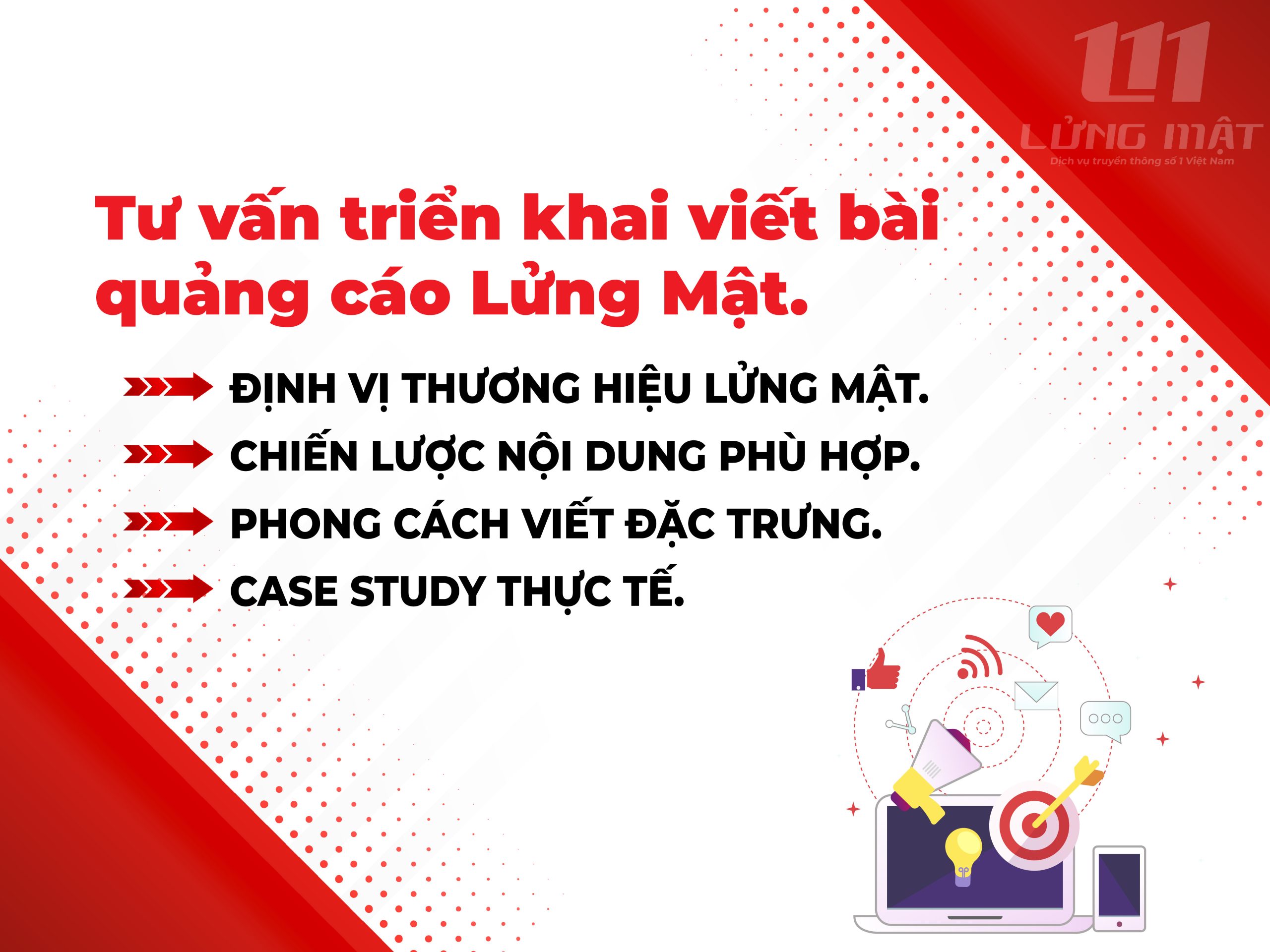 Tư vấn triển khai viết bài quảng cáo Lửng Mật Tư vấn triển khai viết bài quảng cáo Lửng Mật