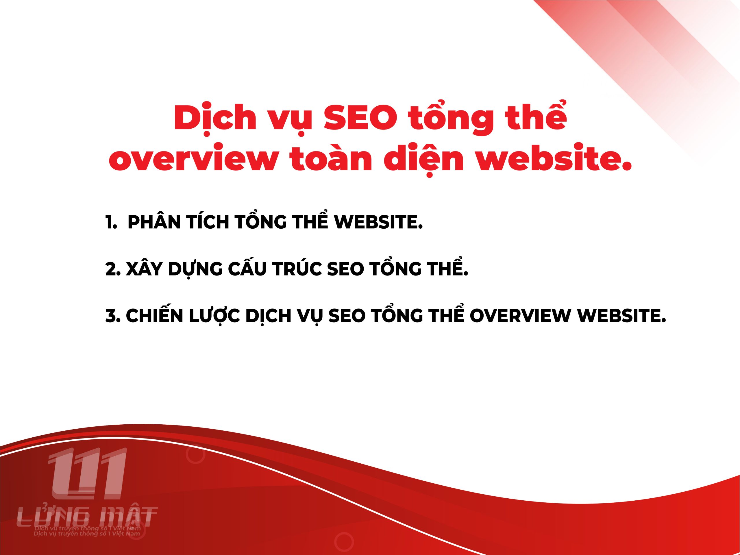 Dịch vụ SEO tổng thể overview toàn diện website