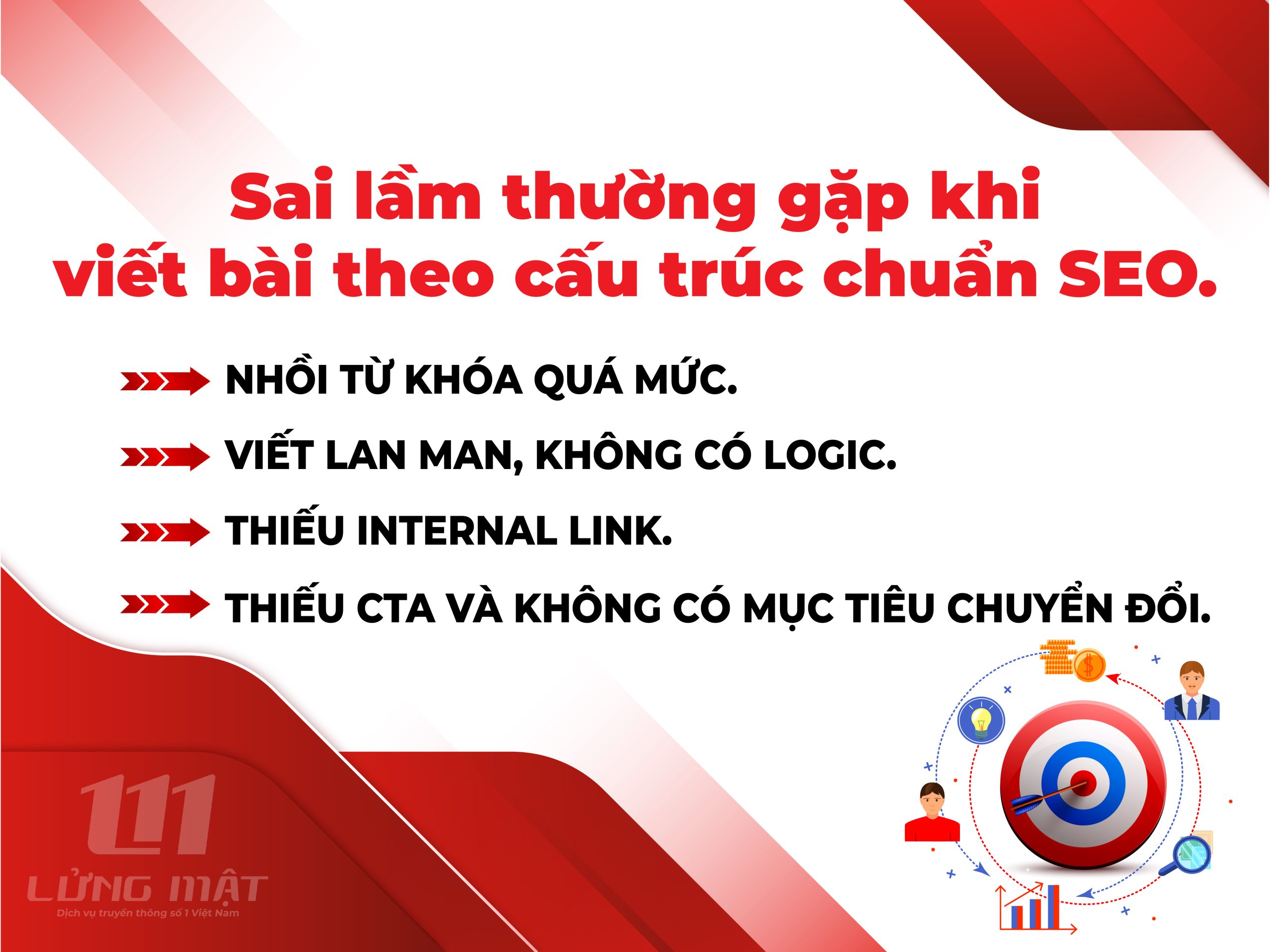 Sai lầm thường gặp khi viết bài theo cấu trúc chuẩn SEO Sai lầm thường gặp khi viết bài theo cấu trúc chuẩn SEO