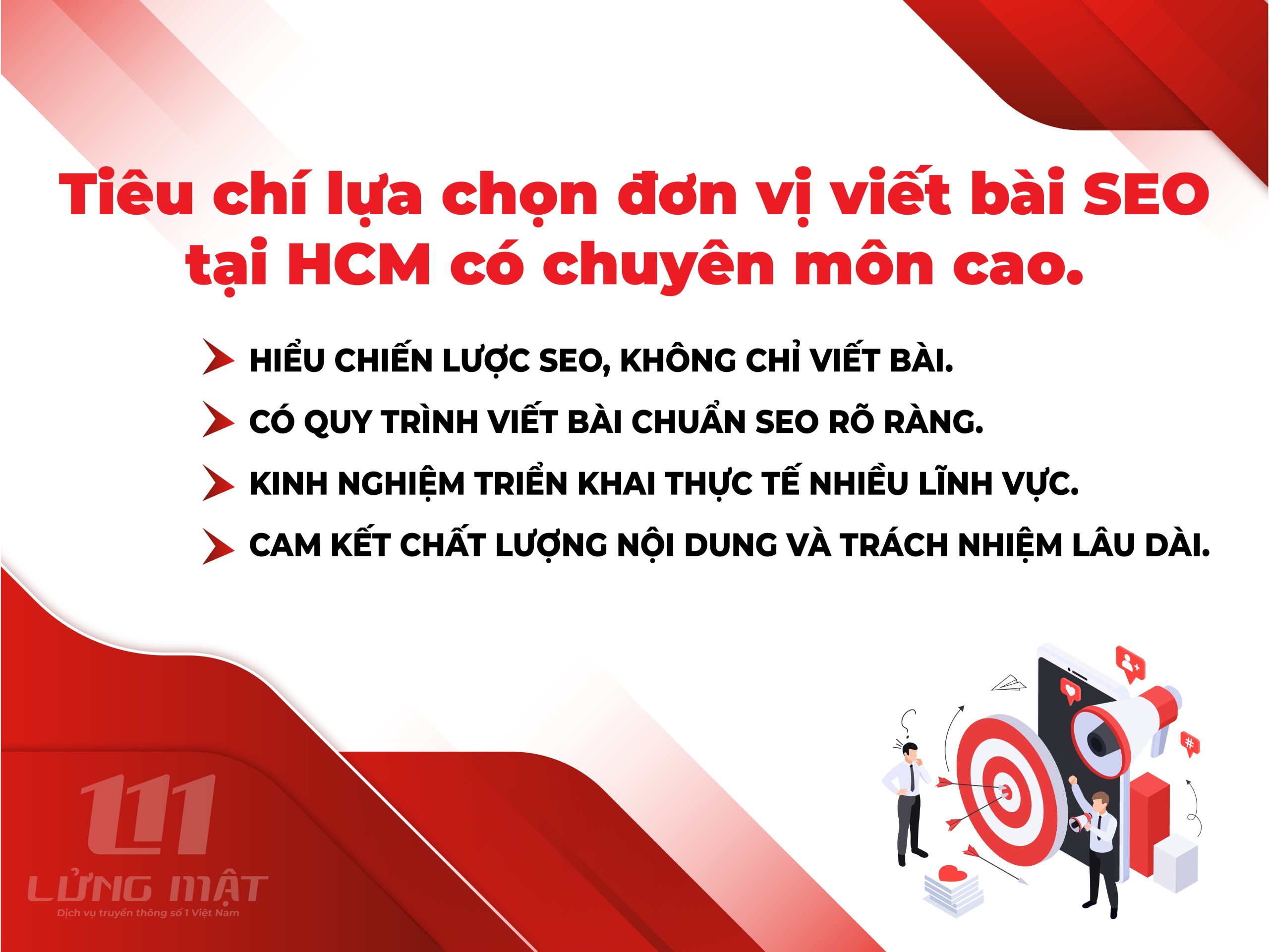 Tiêu chí lựa chọn đơn vị viết bài SEO tại HCM có chuyên môn cao Tiêu chí lựa chọn đơn vị viết bài SEO tại HCM có chuyên môn cao