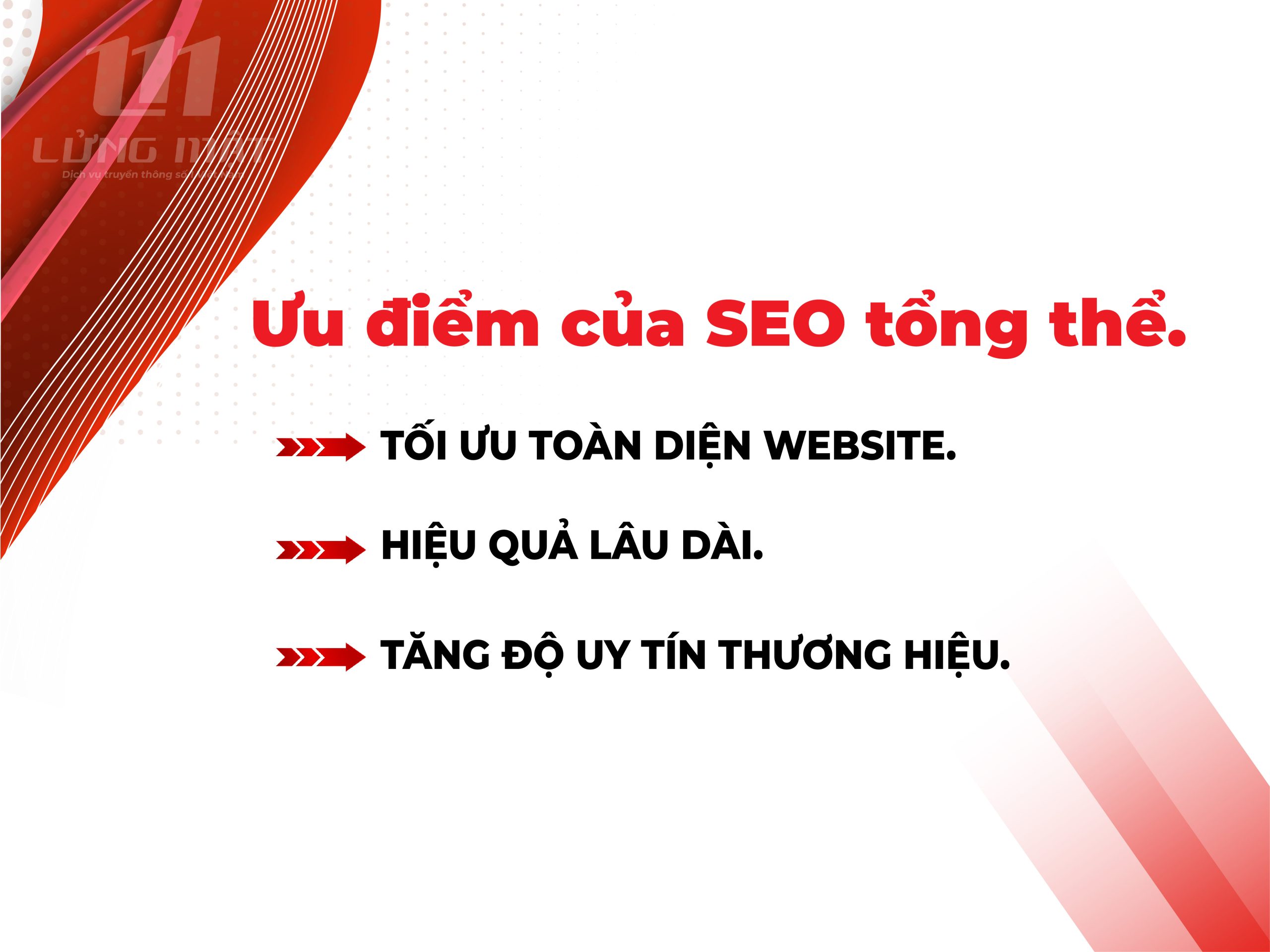 Ưu điểm của SEO tổng thể