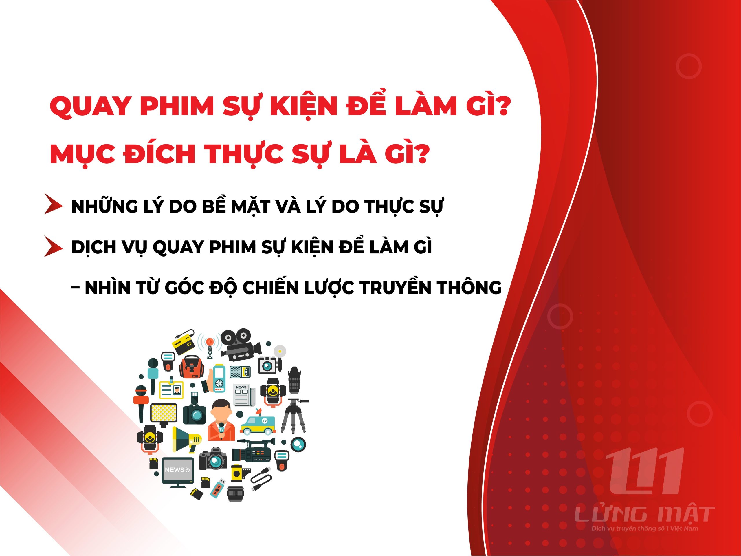 Quay phim sự kiện để làm gì - Mục đích thực sự là gì Quay phim sự kiện để làm gì - Mục đích thực sự là gì