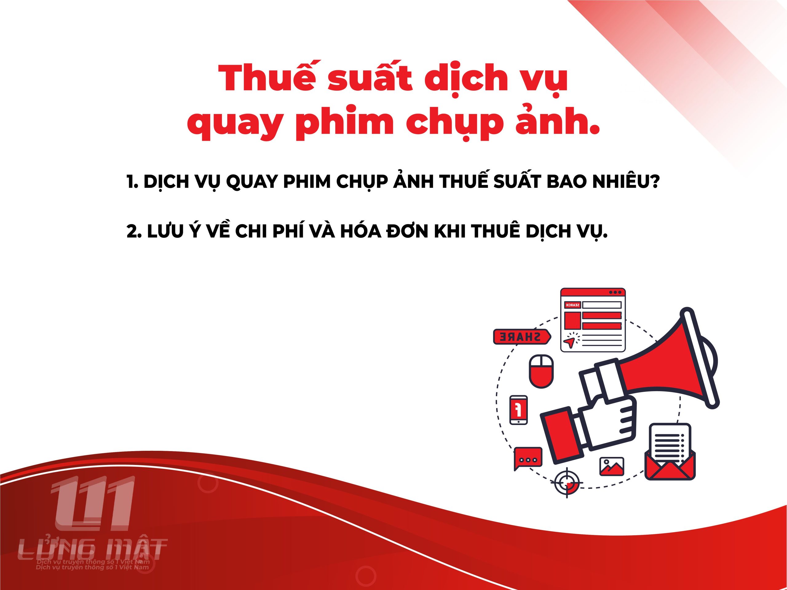 Thuế suất dịch vụ quay phim chụp ảnh Thuế suất dịch vụ quay phim chụp ảnh