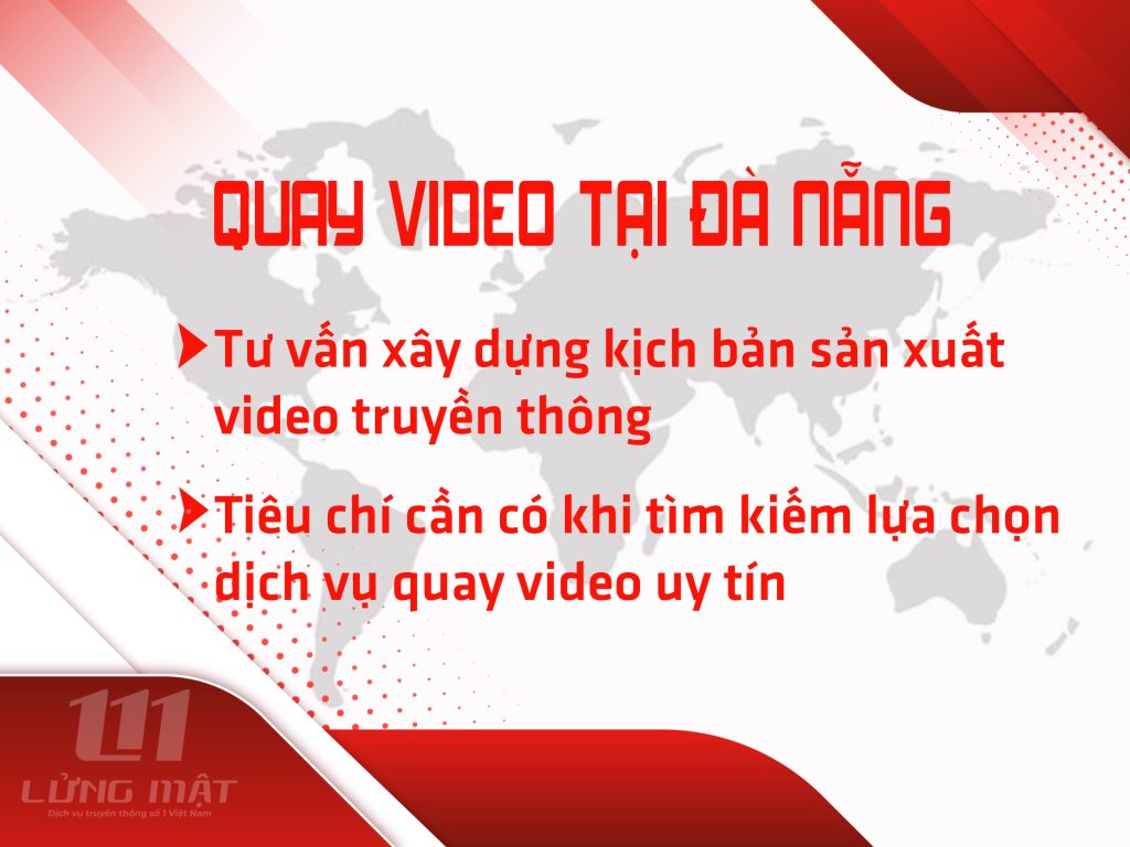 Tiêu chí lựa chọn dịch vụ quay video tại Đà Nẵng