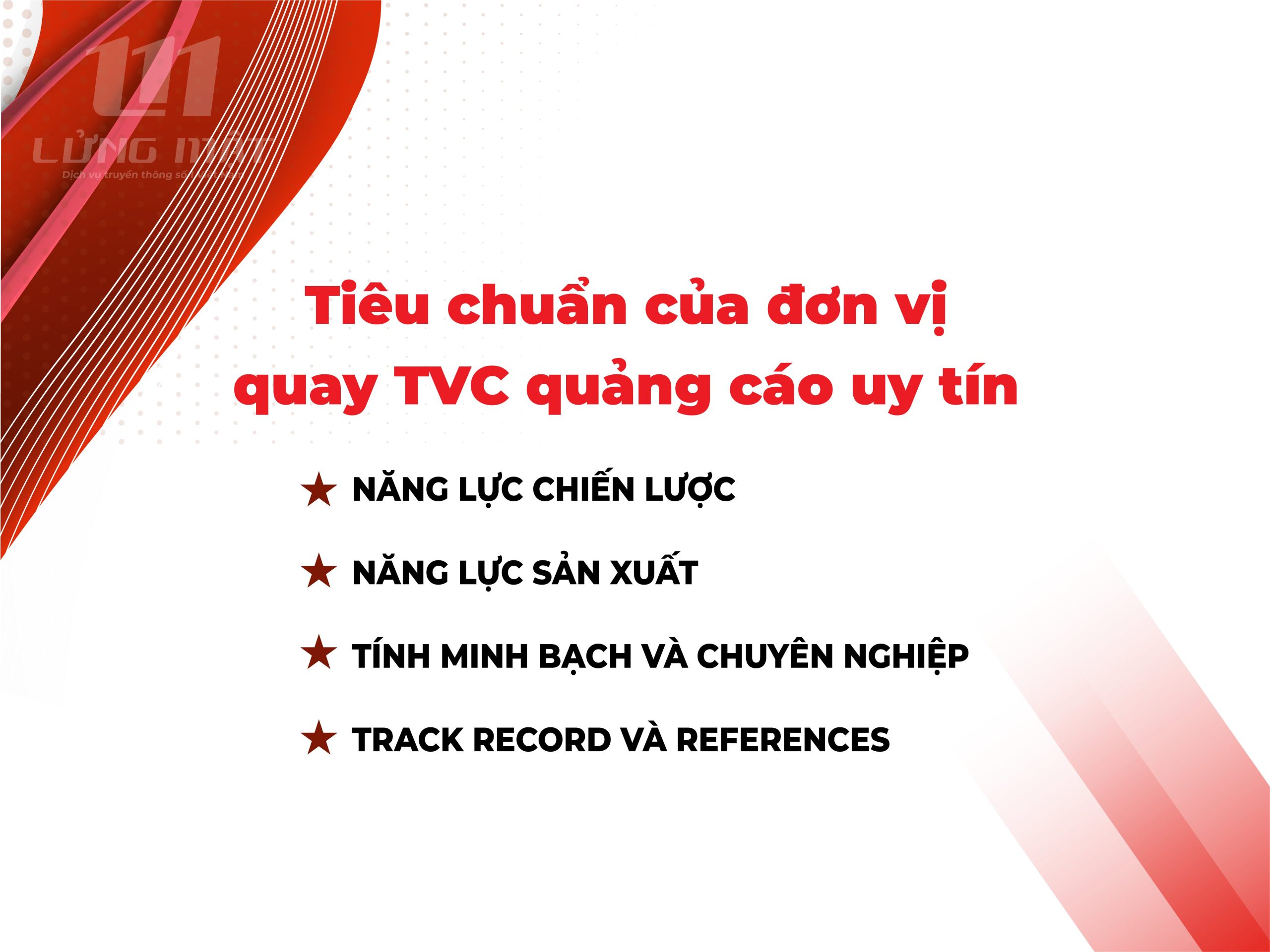 Tiêu chuẩn của đơn vị quay TVC quảng cáo uy tín Tiêu chuẩn của đơn vị quay TVC quảng cáo uy tín