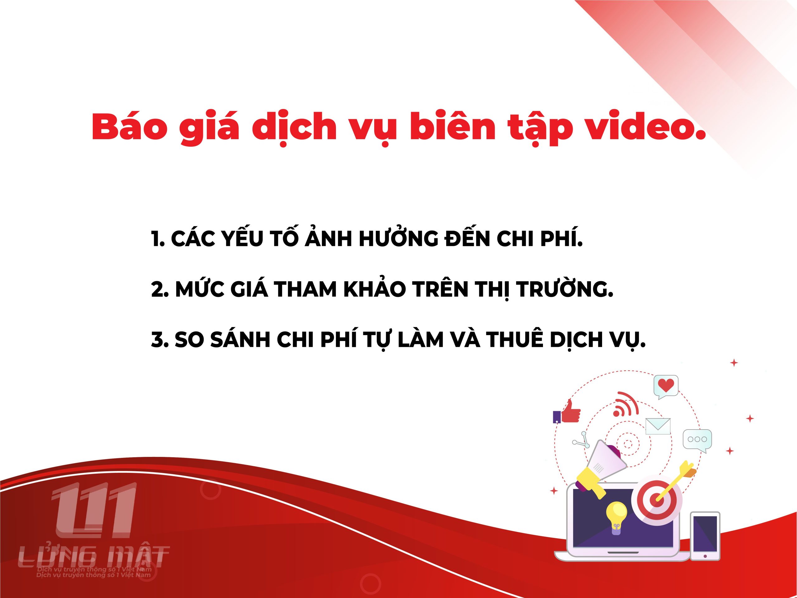 Báo giá dịch vụ biên tập video