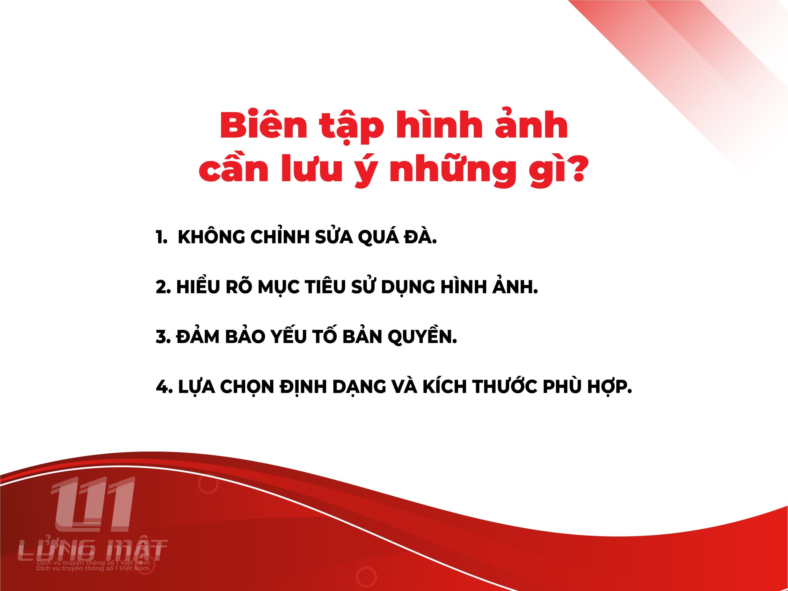 Biên tập hình ảnh cần lưu ý những gì Biên tập hình ảnh cần lưu ý những gì
