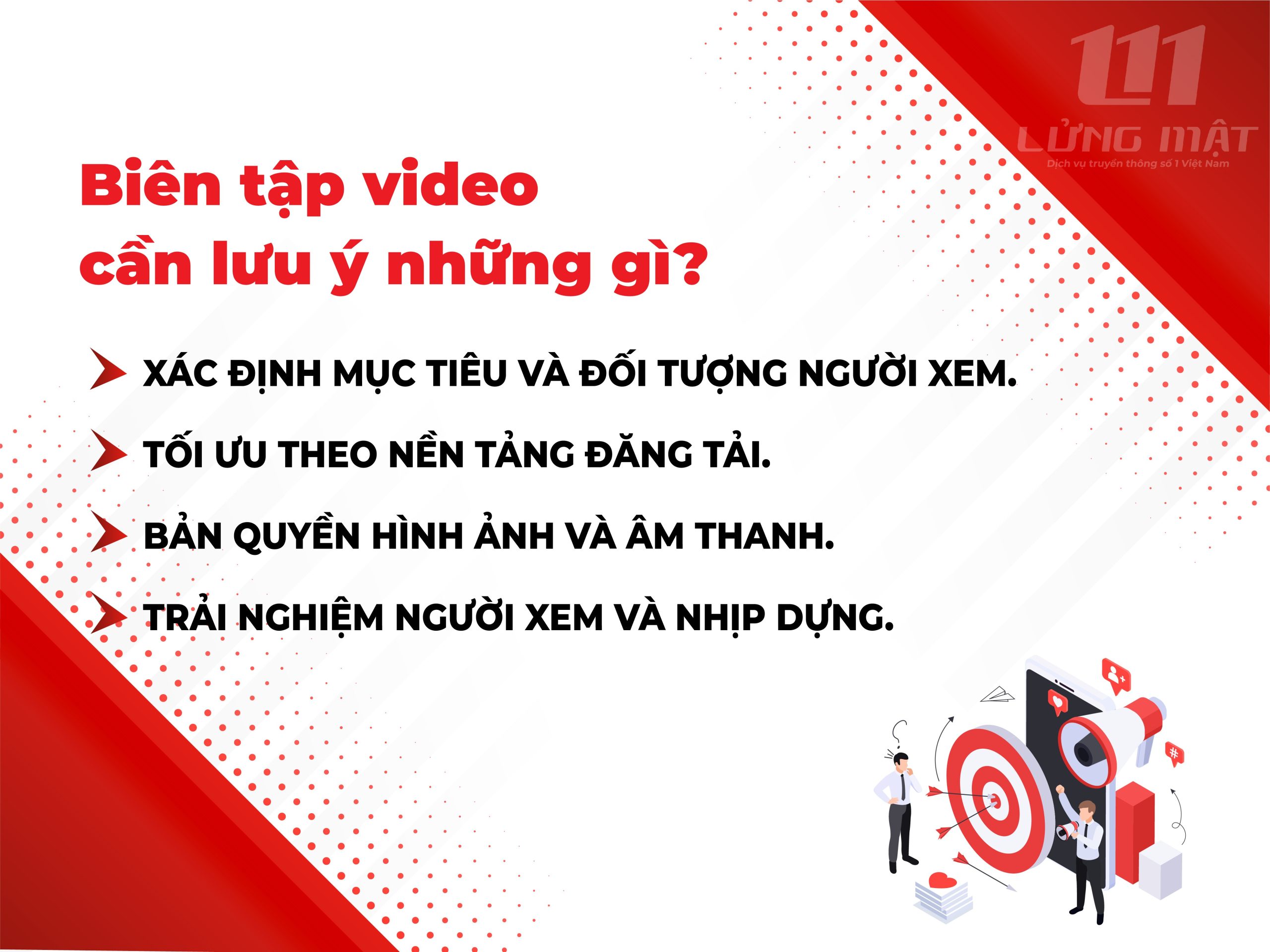 Biên tập video cần lưu ý những gì
