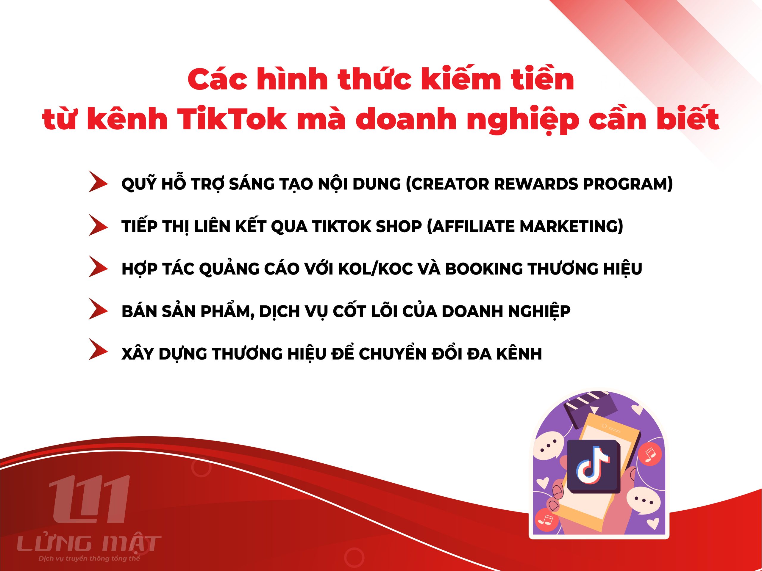 Các hình thức kiếm tiền từ kênh TikTok mà doanh nghiệp cần biết Các hình thức kiếm tiền từ kênh TikTok mà doanh nghiệp cần biết