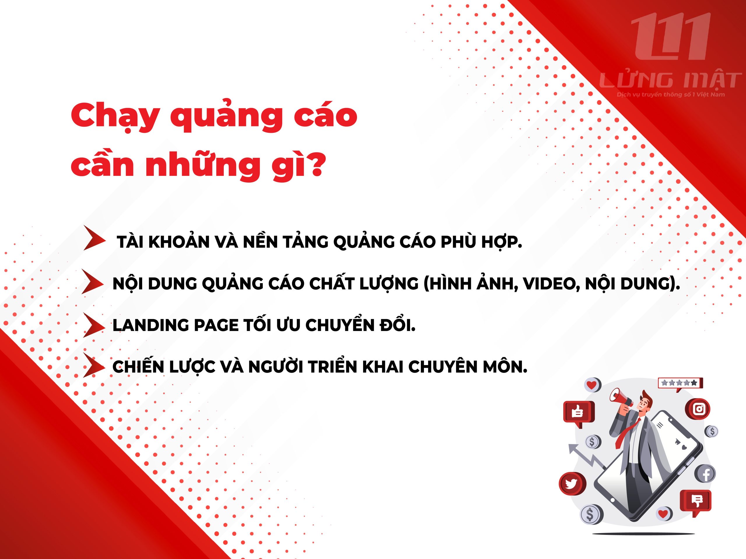 Chạy quảng cáo cần những gì