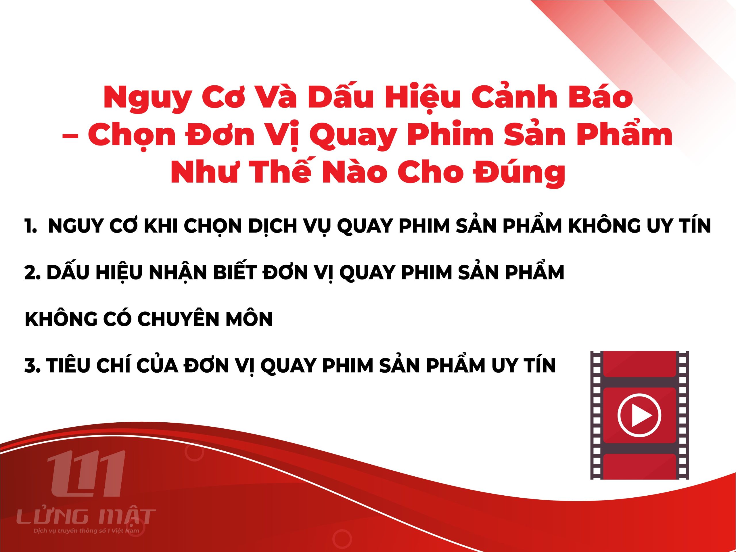 Chọn đơn vị quay phim sản phẩm như thế nào cho đúng Chọn đơn vị quay phim sản phẩm như thế nào cho đúng
