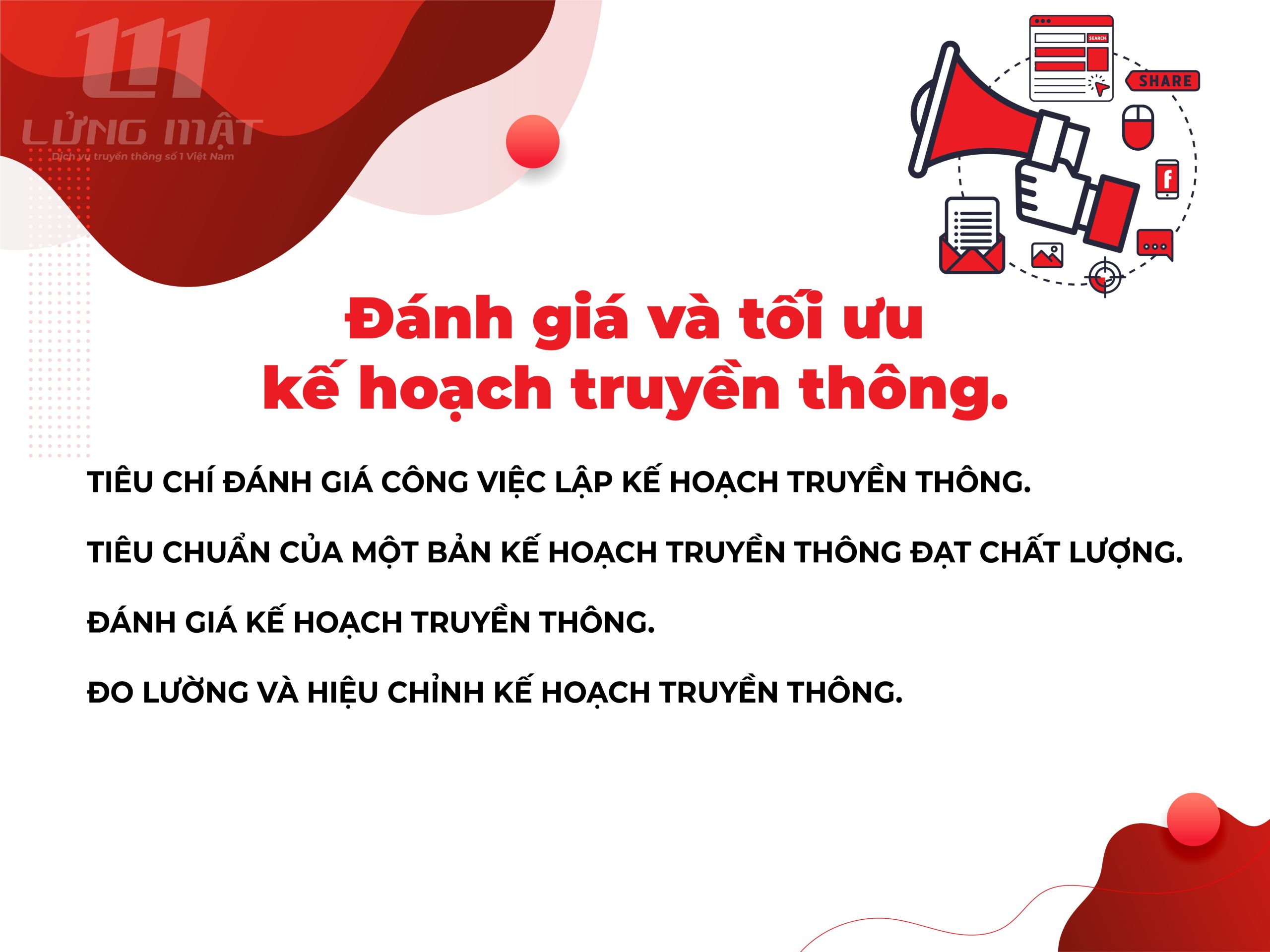 Đánh giá và tối ưu kế hoạch truyền thông Đánh giá và tối ưu kế hoạch truyền thông