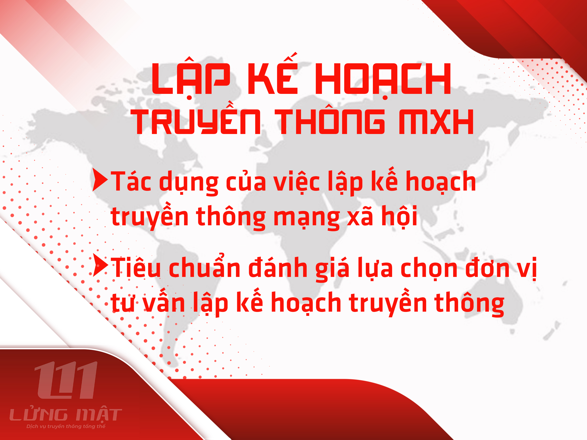 Dịch vụ lập kế hoạch truyền thông mạng xã hội Lửng Mật