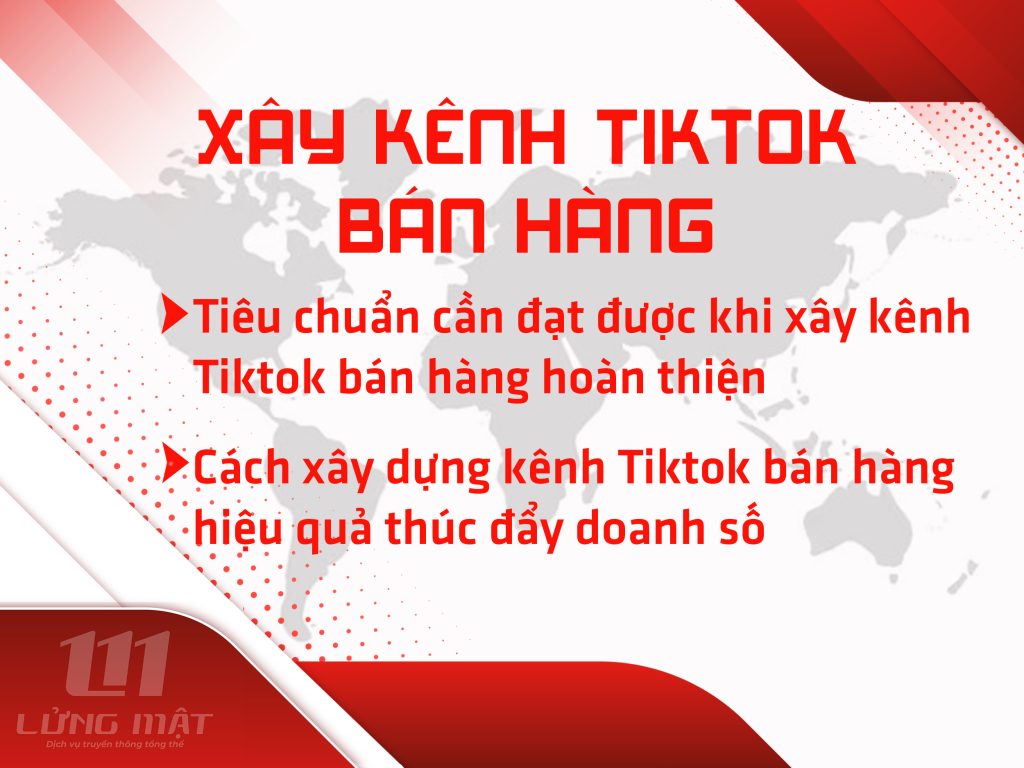 Dịch vụ xây kênh Tiktok bán hàng Lửng Mật