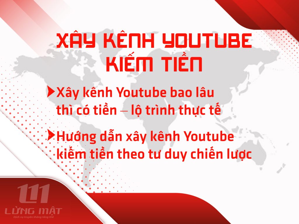 Kế hoạch xây kênh Youtube kiếm tiền