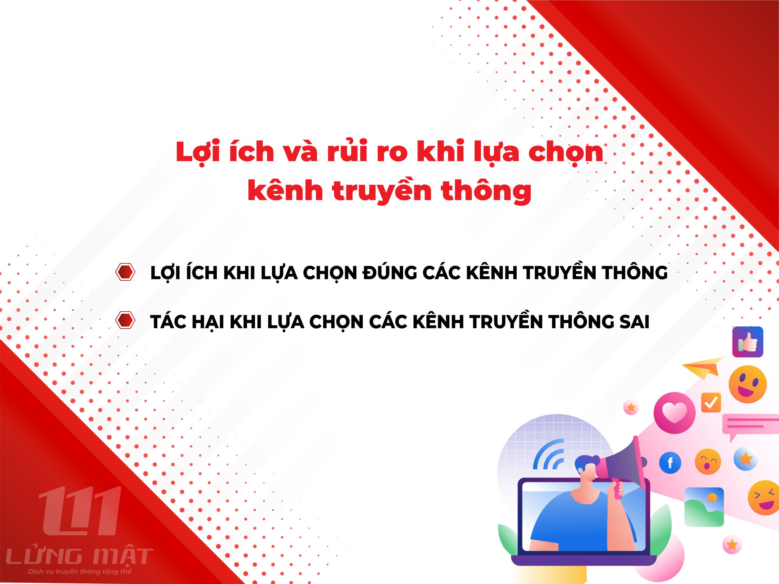 Lợi ích và rủi ro khi lựa chọn kênh truyền thông Lợi ích và rủi ro khi lựa chọn kênh truyền thông