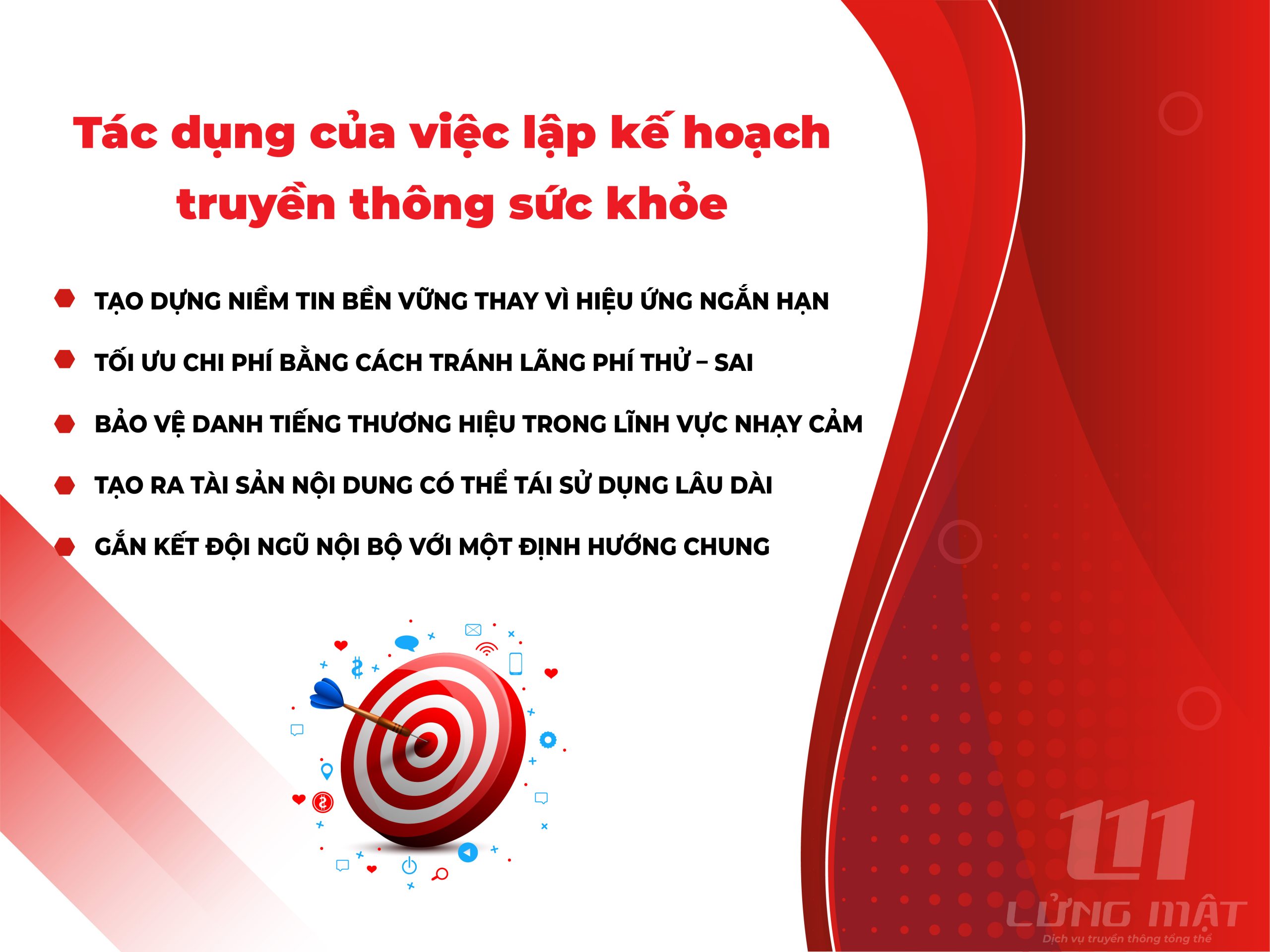 Tác dụng của việc lập kế hoạch truyền thông sức khỏe Tác dụng của việc lập kế hoạch truyền thông sức khỏe