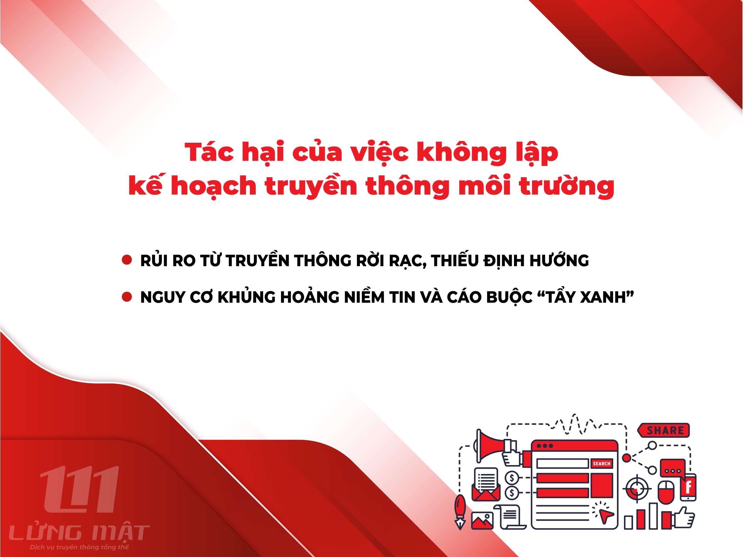 Tác hại của việc không lập kế hoạch truyền thông môi trường Tác hại của việc không lập kế hoạch truyền thông môi trường
