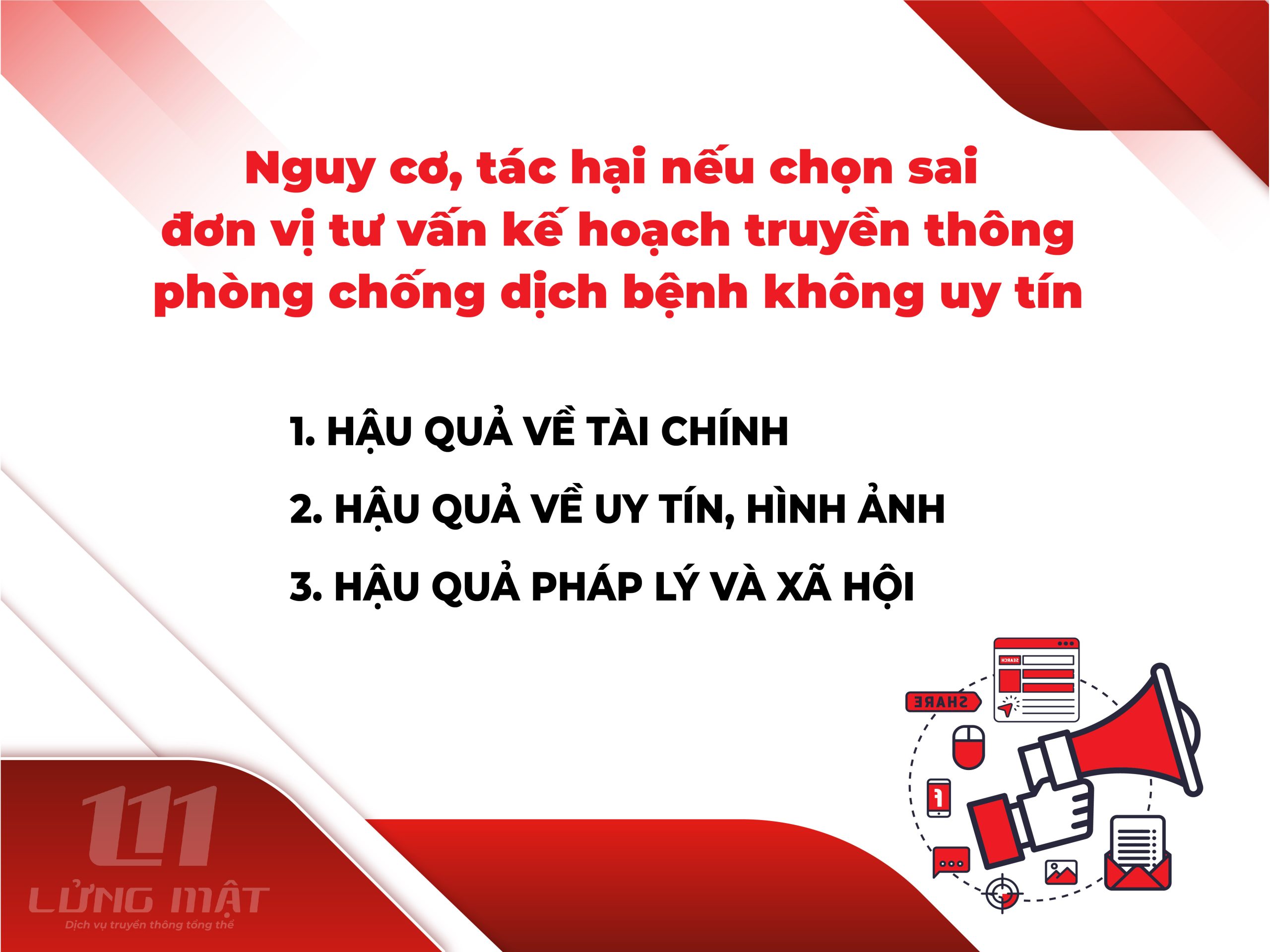 Tác hại nếu chọn sai đơn vị tư vấn kế hoạch truyền thông phòng chống dịch bệnh không uy tín Tác hại nếu chọn sai đơn vị tư vấn kế hoạch truyền thông phòng chống dịch bệnh không uy tín