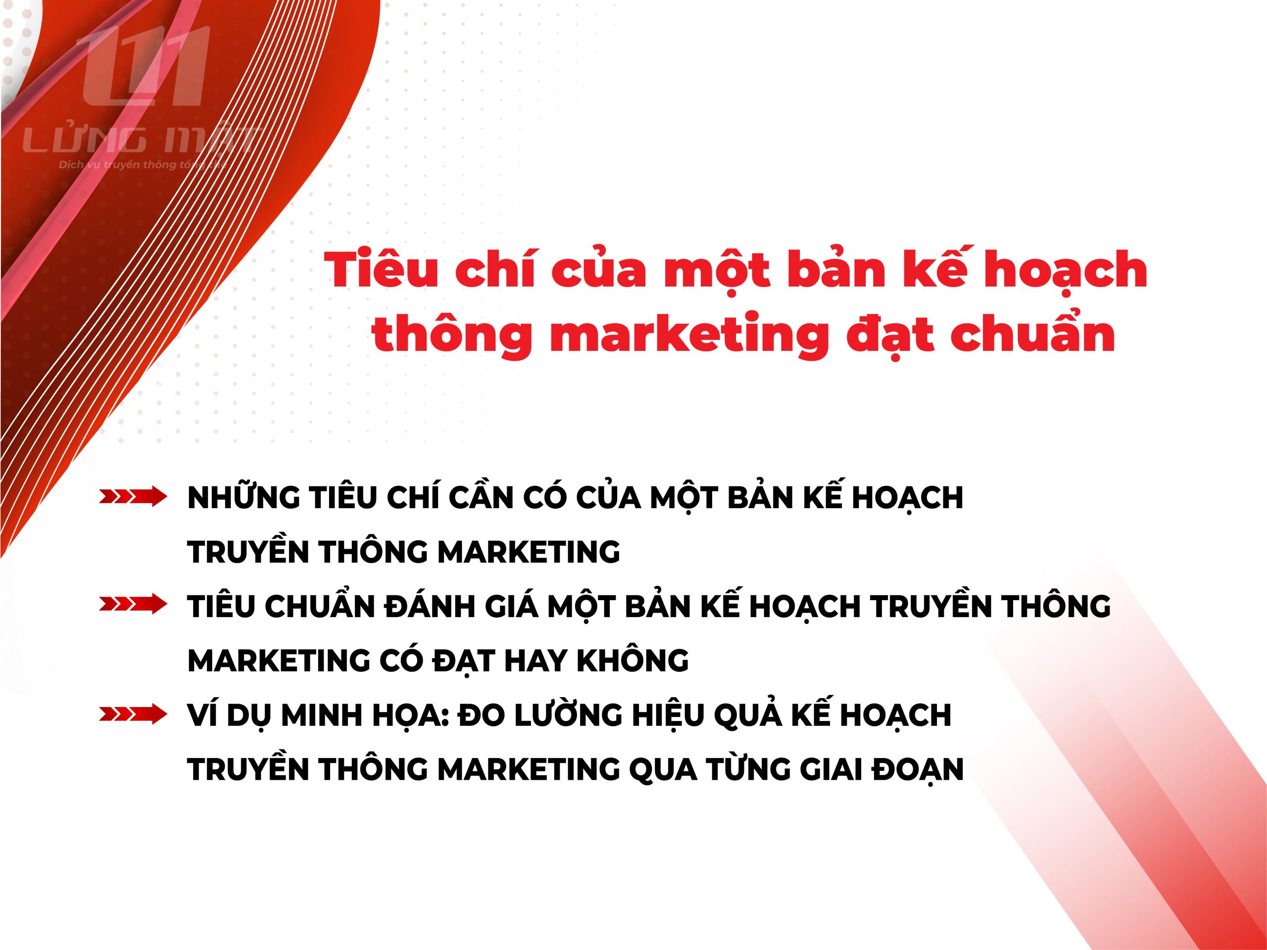 Tiêu chí của một bản kế hoạch truyền thông marketing đạt chuẩn Tiêu chí của một bản kế hoạch truyền thông marketing đạt chuẩn