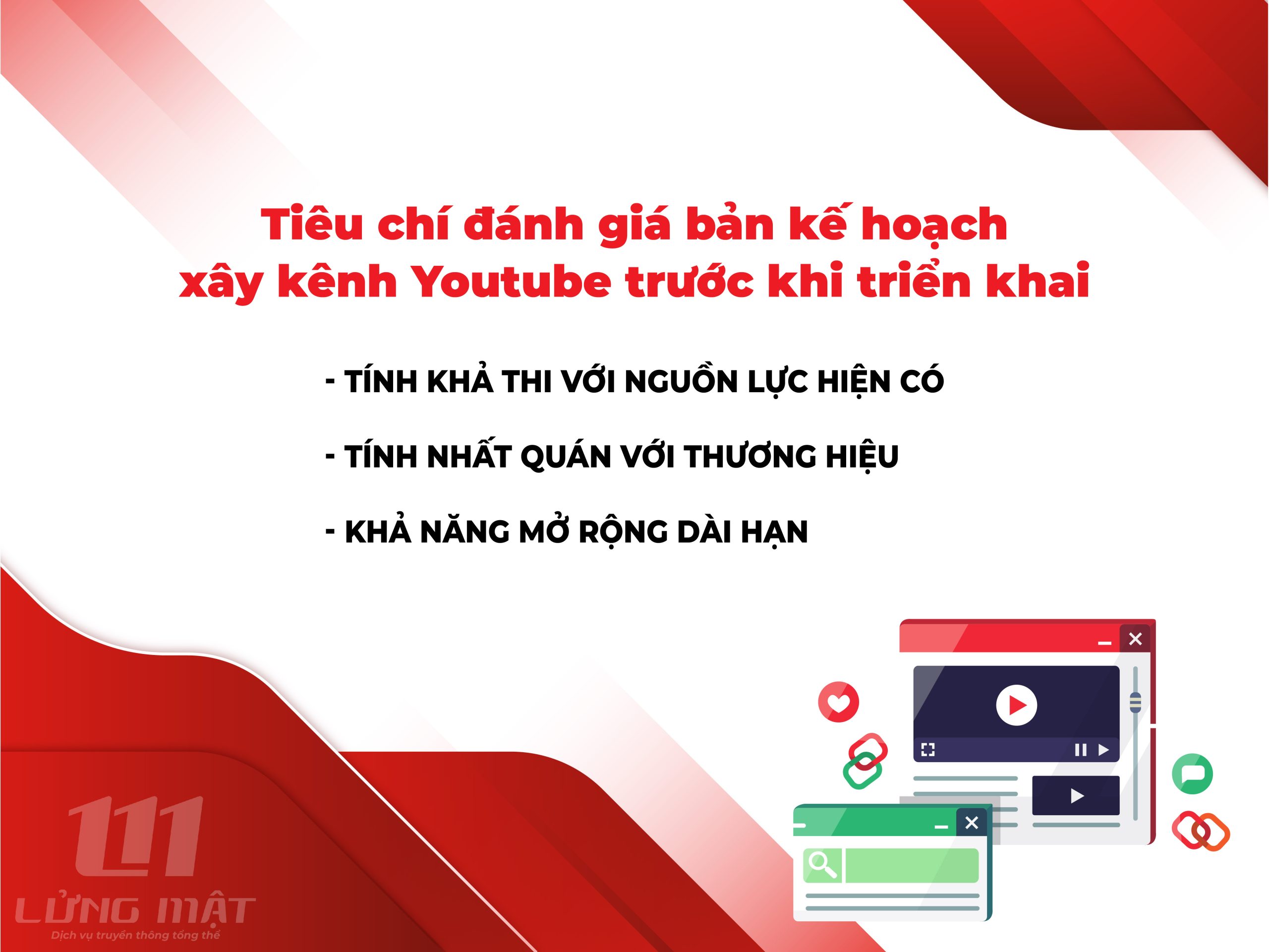 Tiêu chí đánh giá bản kế hoạch xây kênh Youtube trước khi triển khai Tiêu chí đánh giá bản kế hoạch xây kênh Youtube trước khi triển khai