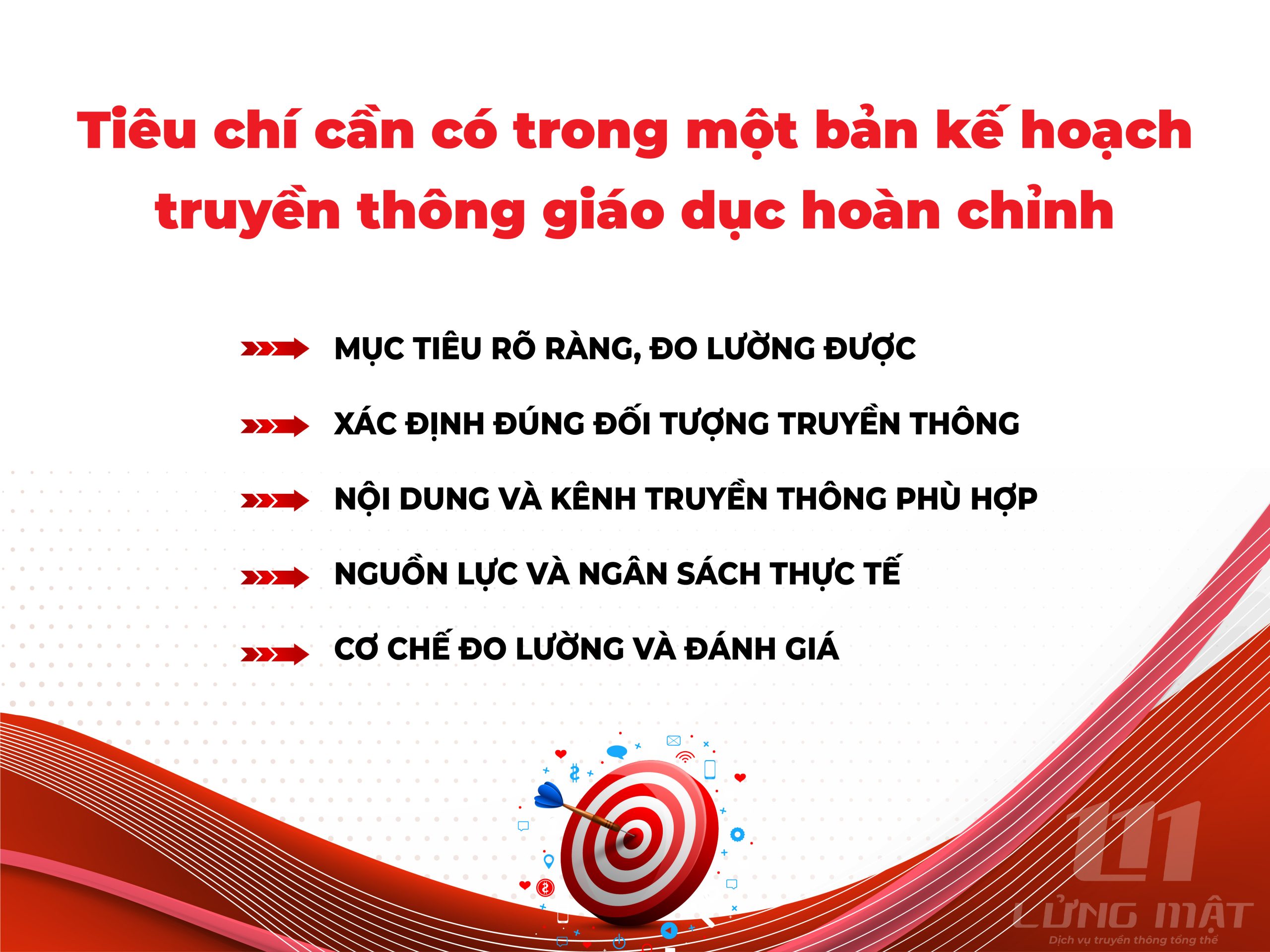 Tiêu chuẩn đánh giá bản kế hoạch truyền thông giáo dục có đạt hay không Tiêu chuẩn đánh giá bản kế hoạch truyền thông giáo dục có đạt hay không