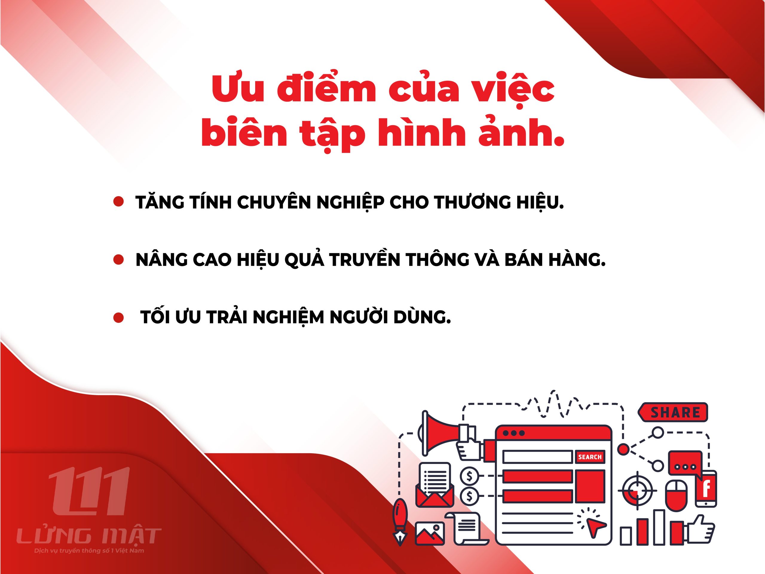 Ưu điểm của việc biên tập hình ảnh Ưu điểm của việc biên tập hình ảnh