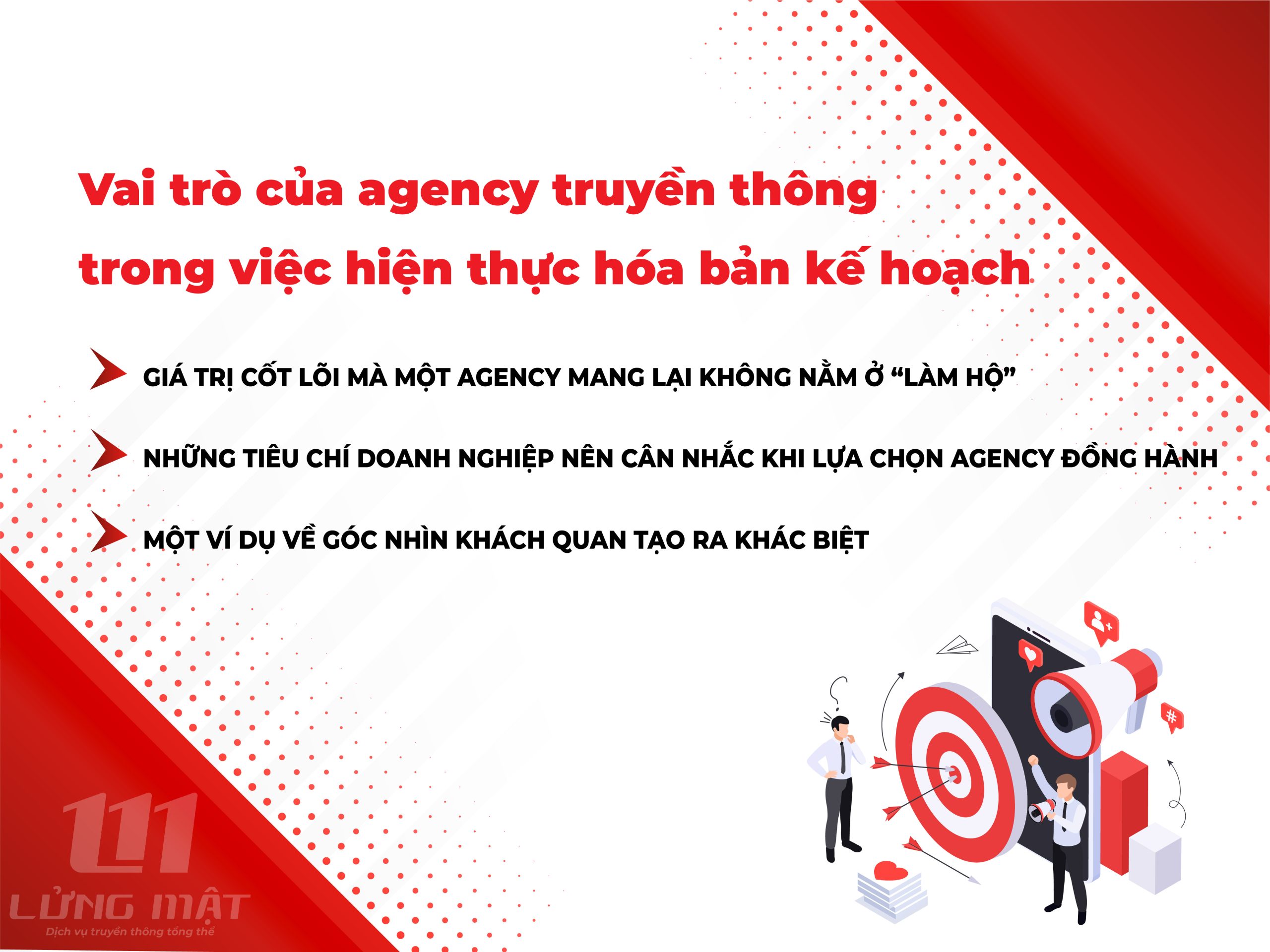 Vai trò của Agency truyền thông trong việc hiện thực hóa bản kế hoạch Vai trò của Agency truyền thông trong việc hiện thực hóa bản kế hoạch