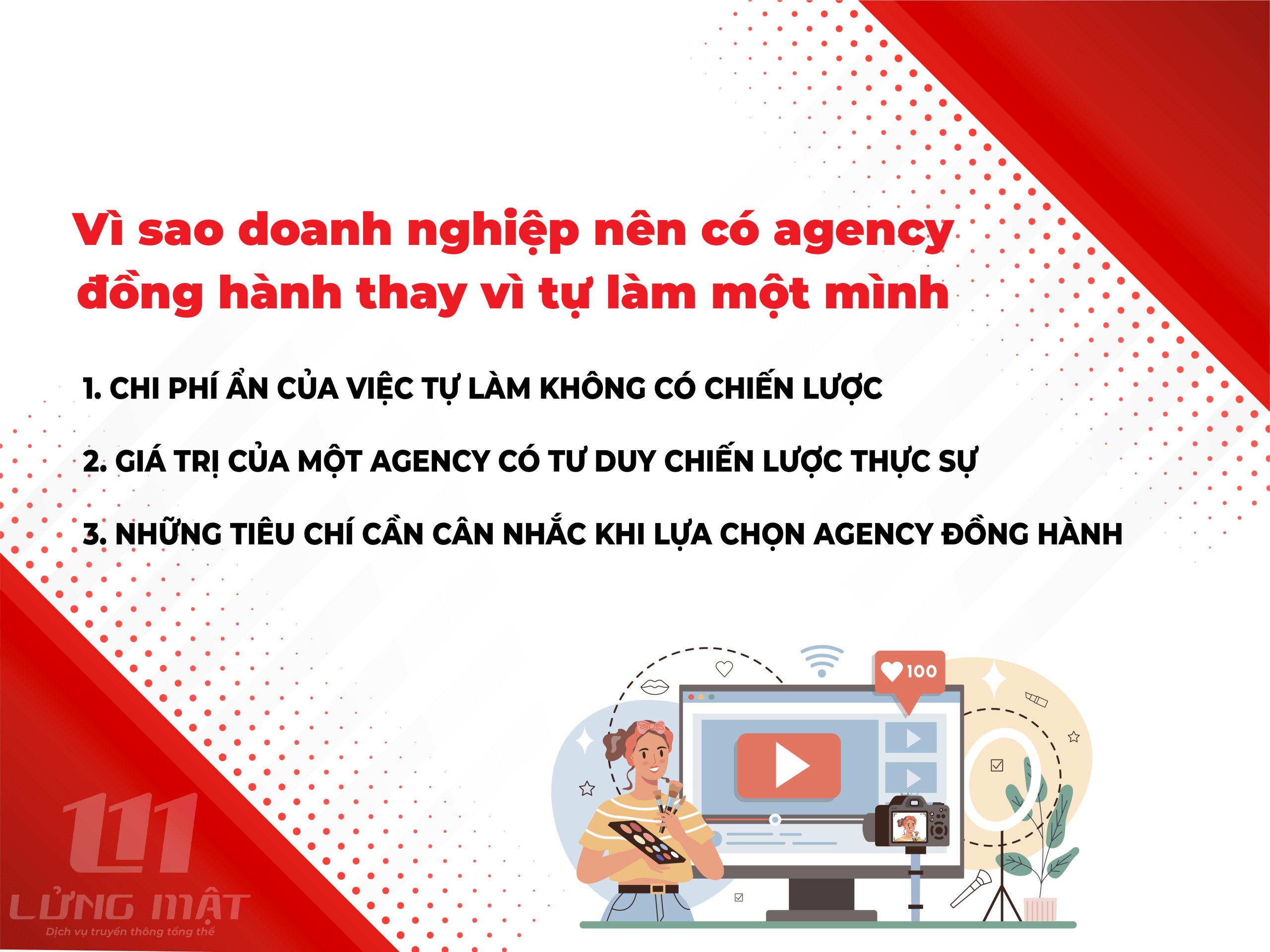 Vì sao doanh nghiệp nên có Agency đồng hành thay vì tự làm một mình Vì sao doanh nghiệp nên có Agency đồng hành thay vì tự làm một mình