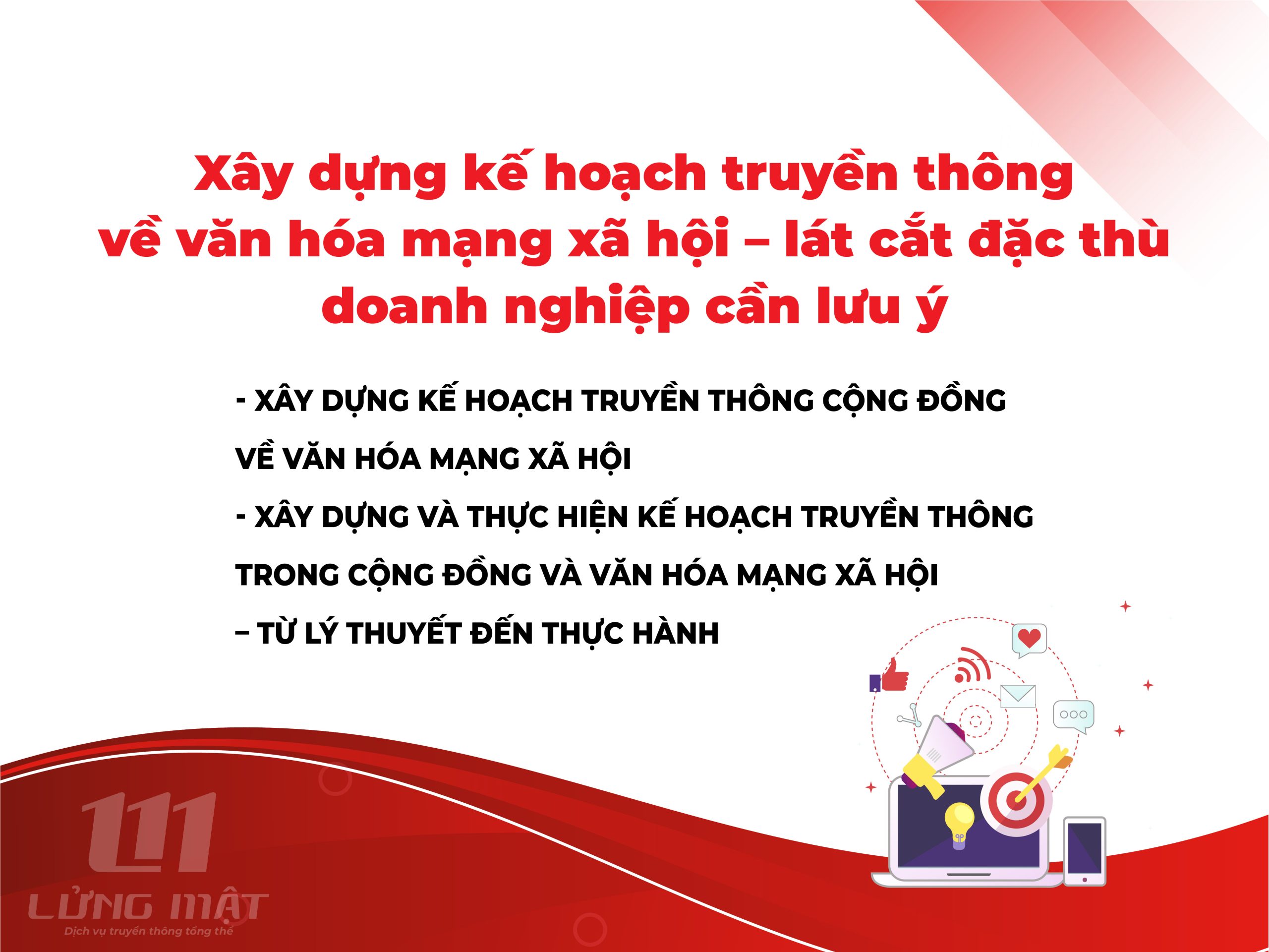 Xây dựng kế hoạch truyền thông về văn hóa mạng xã hội - lát cắt đặc thù doanh nghiệp cần lưu ý