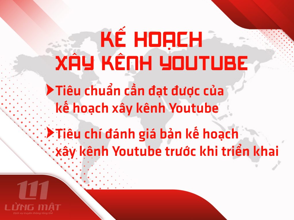 Xây dựng kế hoạch xây kênh Youtube Lửng Mật
