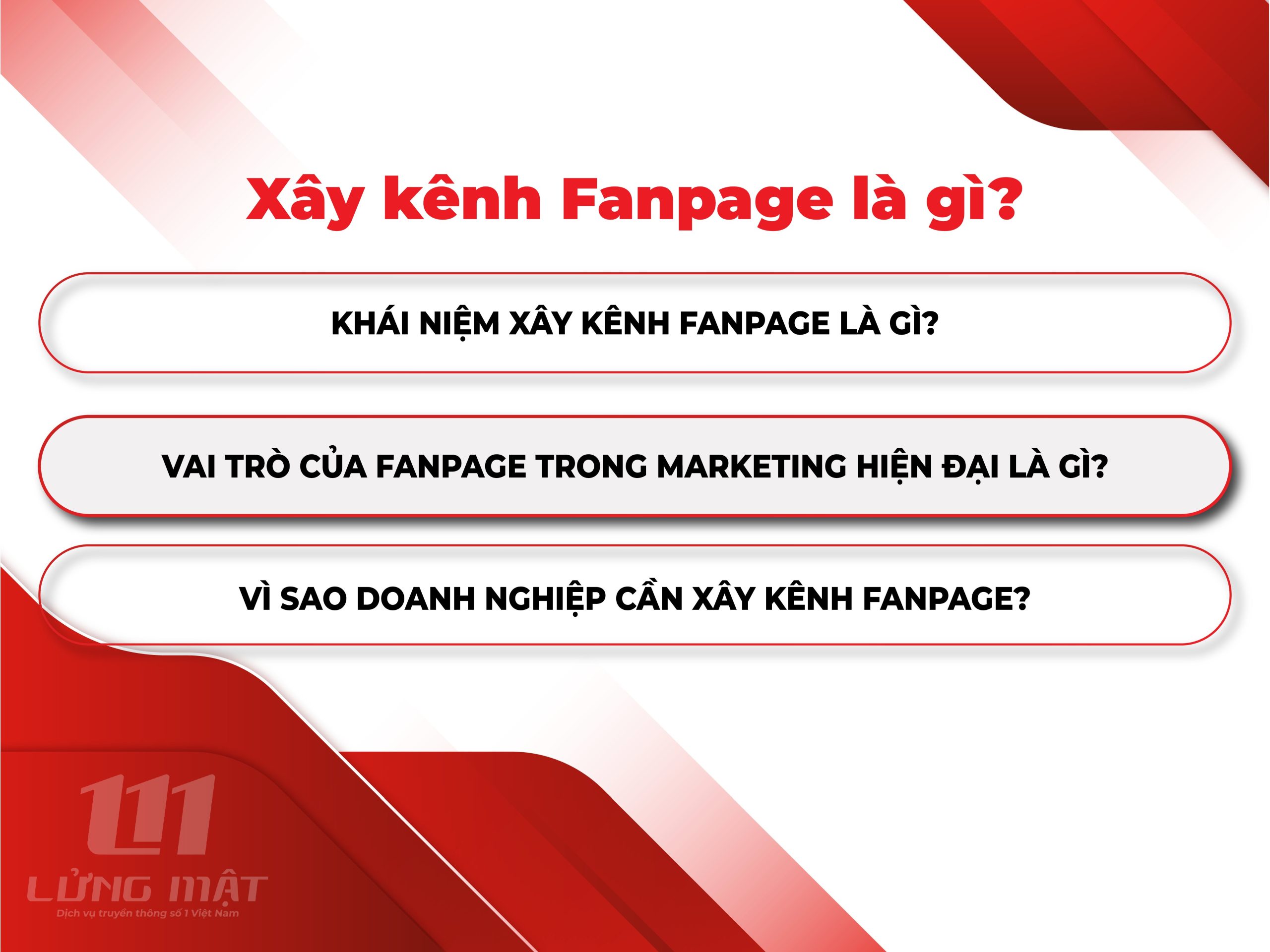 Xây kênh Fanpage là gì