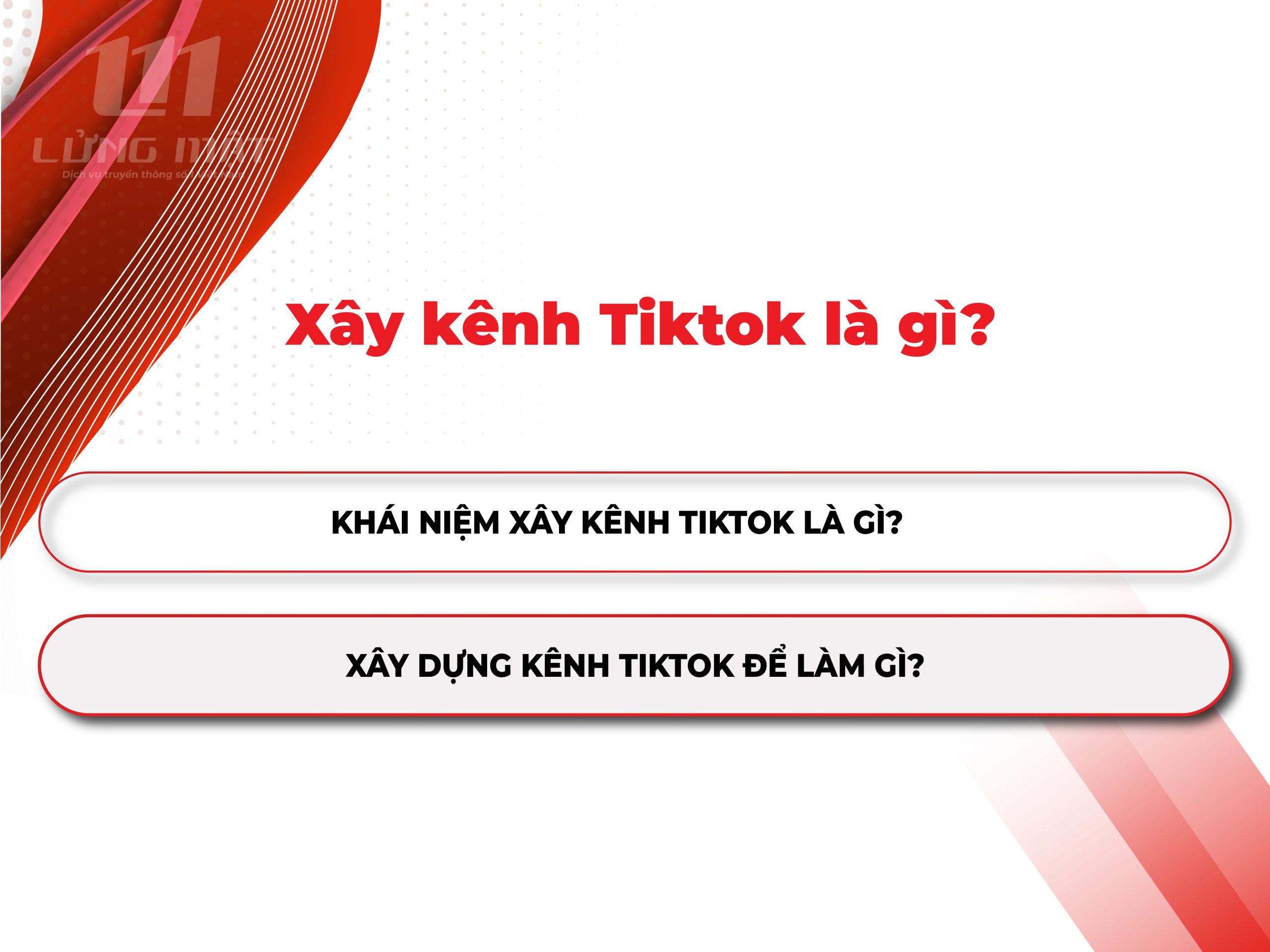 Xây kênh Tiktok là gì