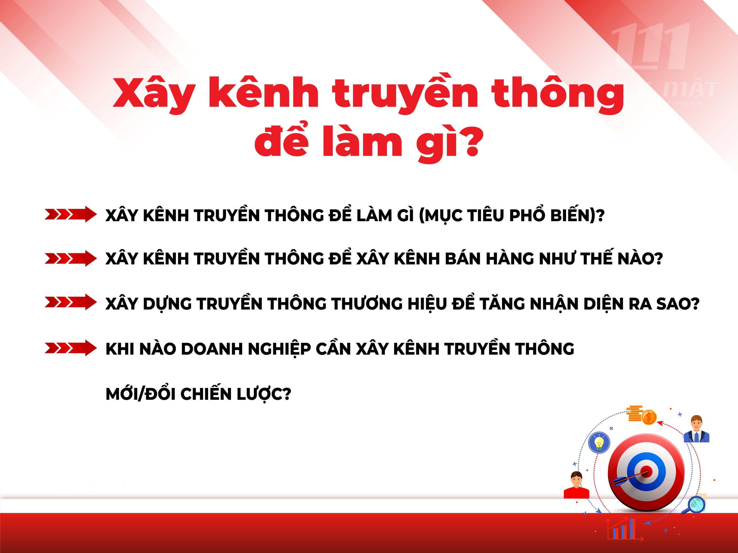 Xây kênh truyền thông để làm gì Xây kênh truyền thông để làm gì