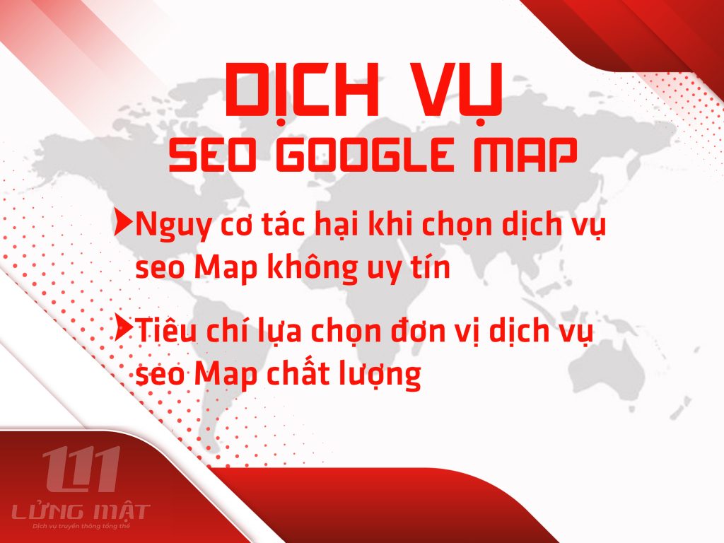 Dịch vụ SEO Google Map chuyên nghiệp