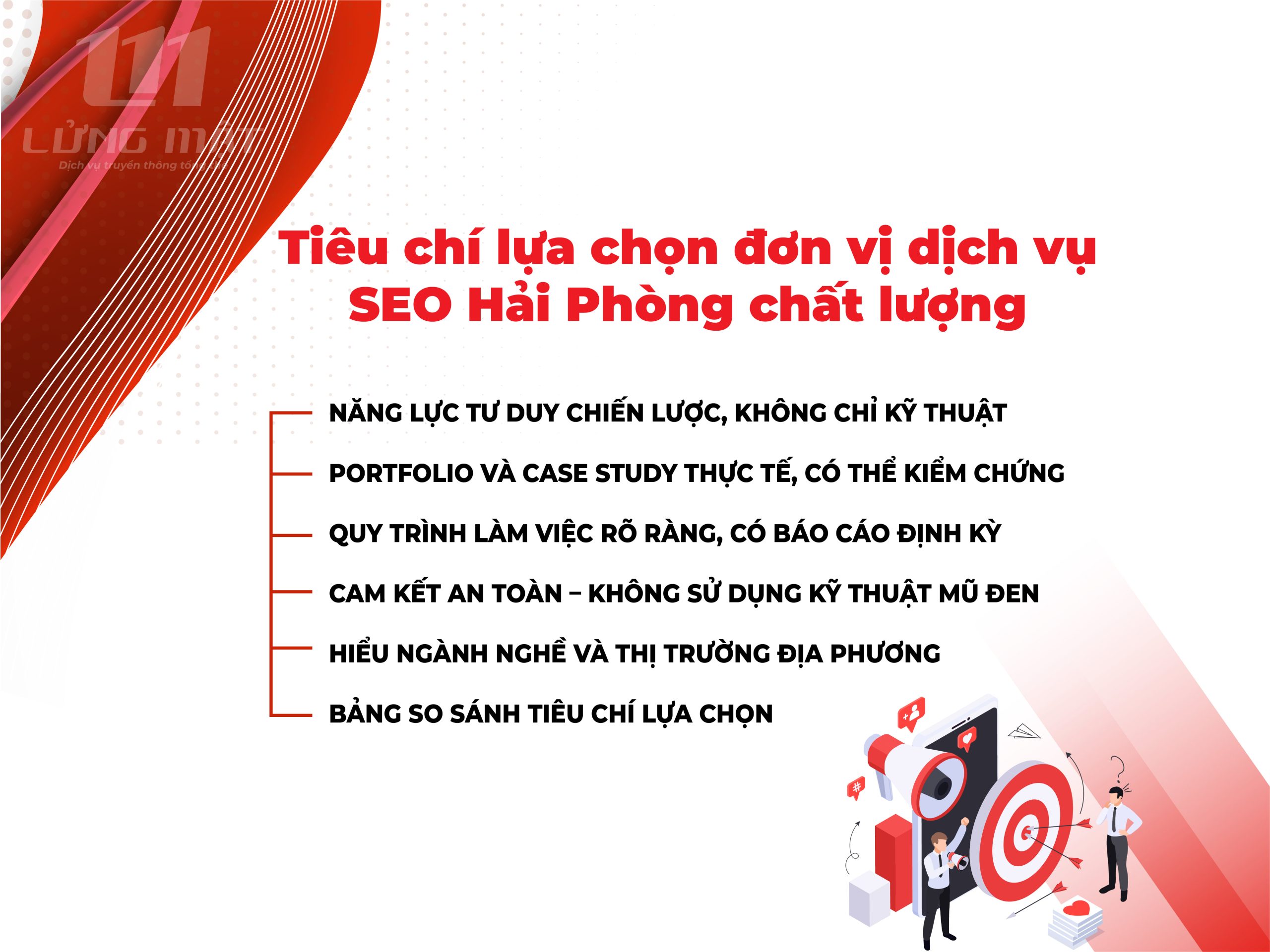 Tiêu chí lựa chọn đơn vị dịch vụ SEO Hải Phòng chất lượng Tiêu chí lựa chọn đơn vị dịch vụ SEO Hải Phòng chất lượng