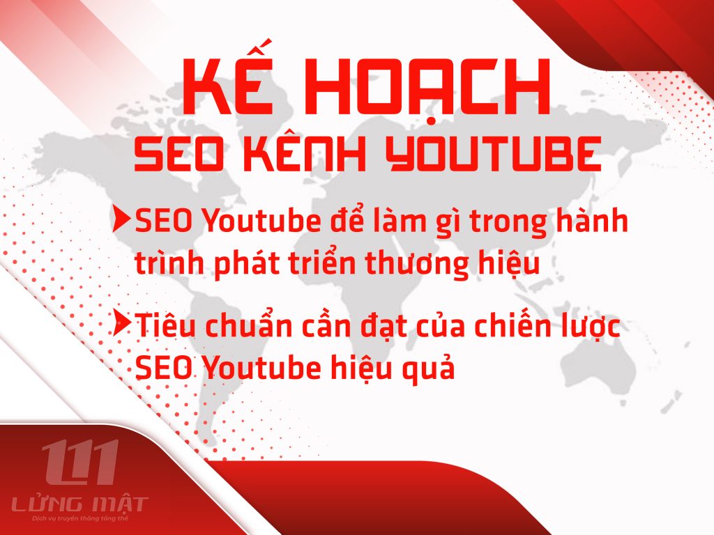 Xây dựng kế hoạch SEO kênh Youtube doanh nghiệp